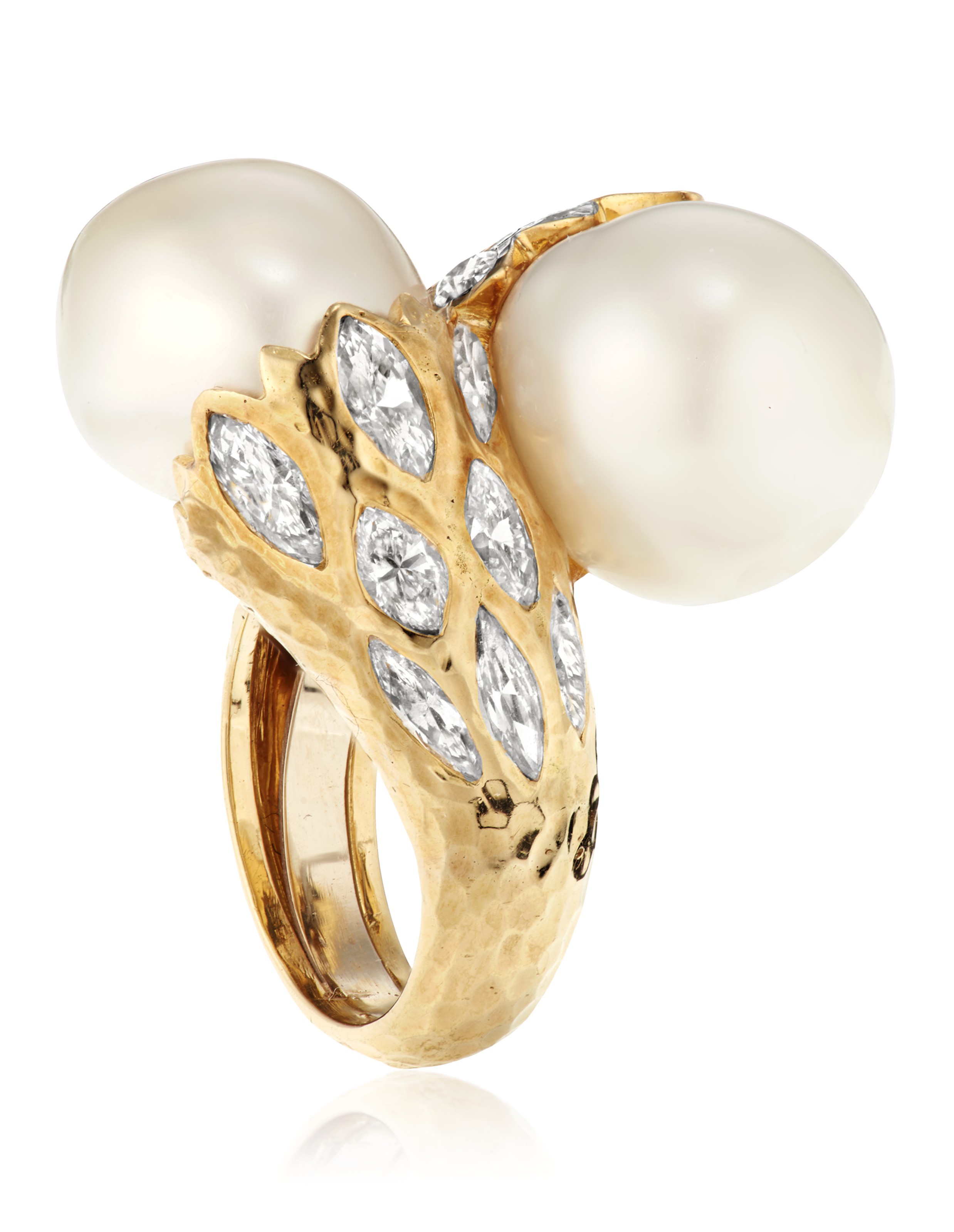 TIFFANY & CO. ANGELA CUMMINGS GOLD SHELL RING, | Christie's