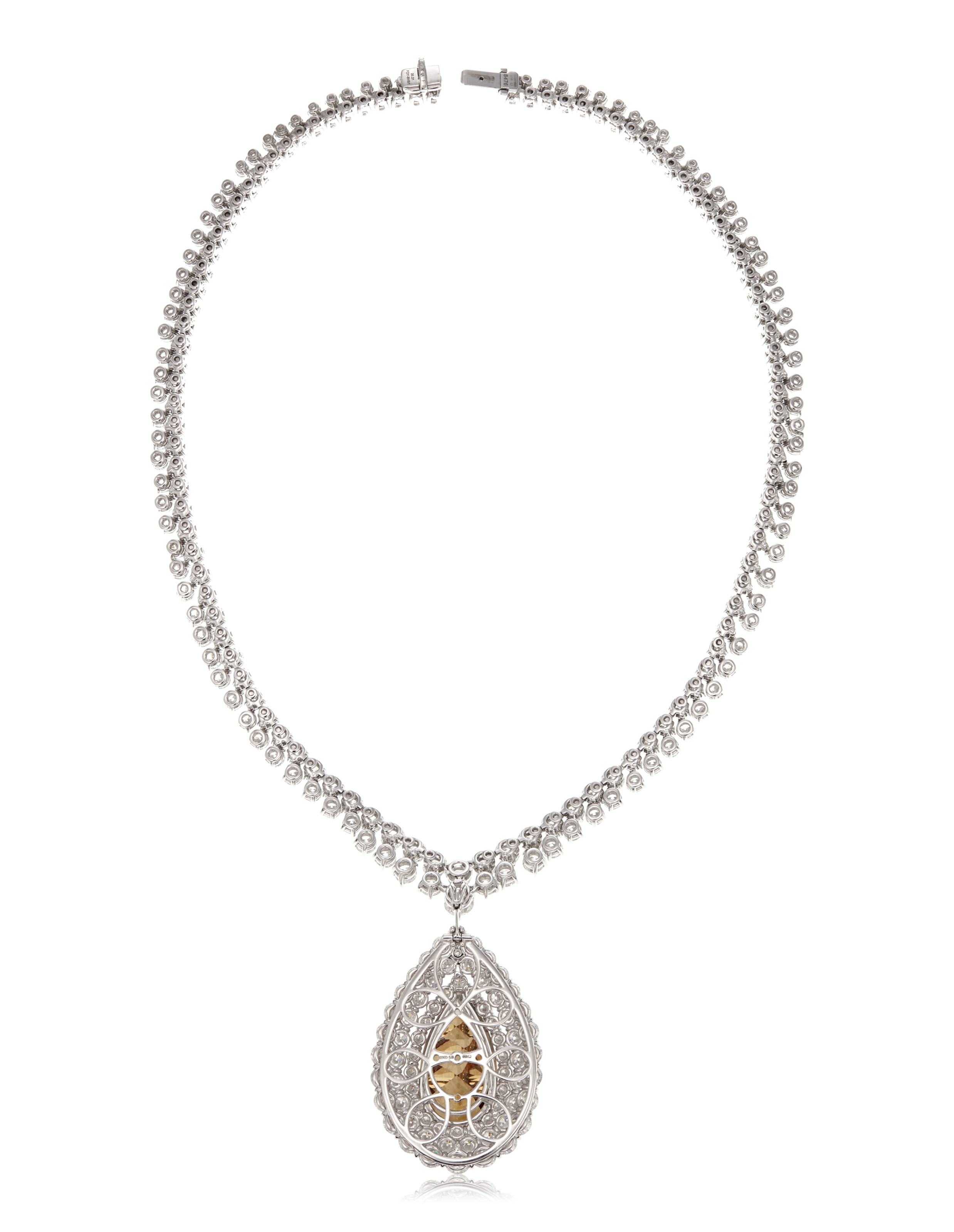 Graff Colored Diamond And Diamond Necklace With Gia Report Christie S
