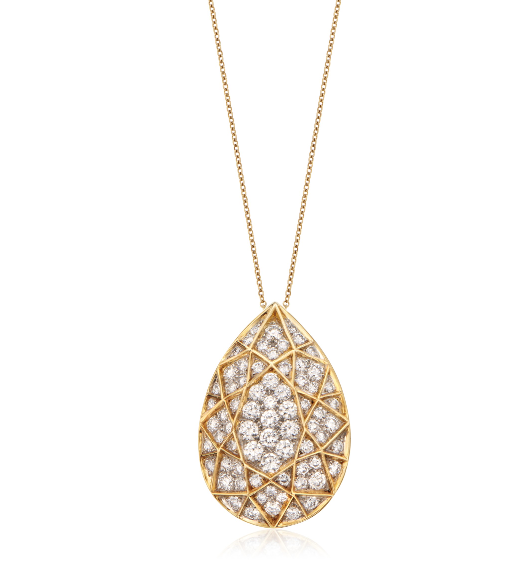 Tiffany crystal necklace clearance