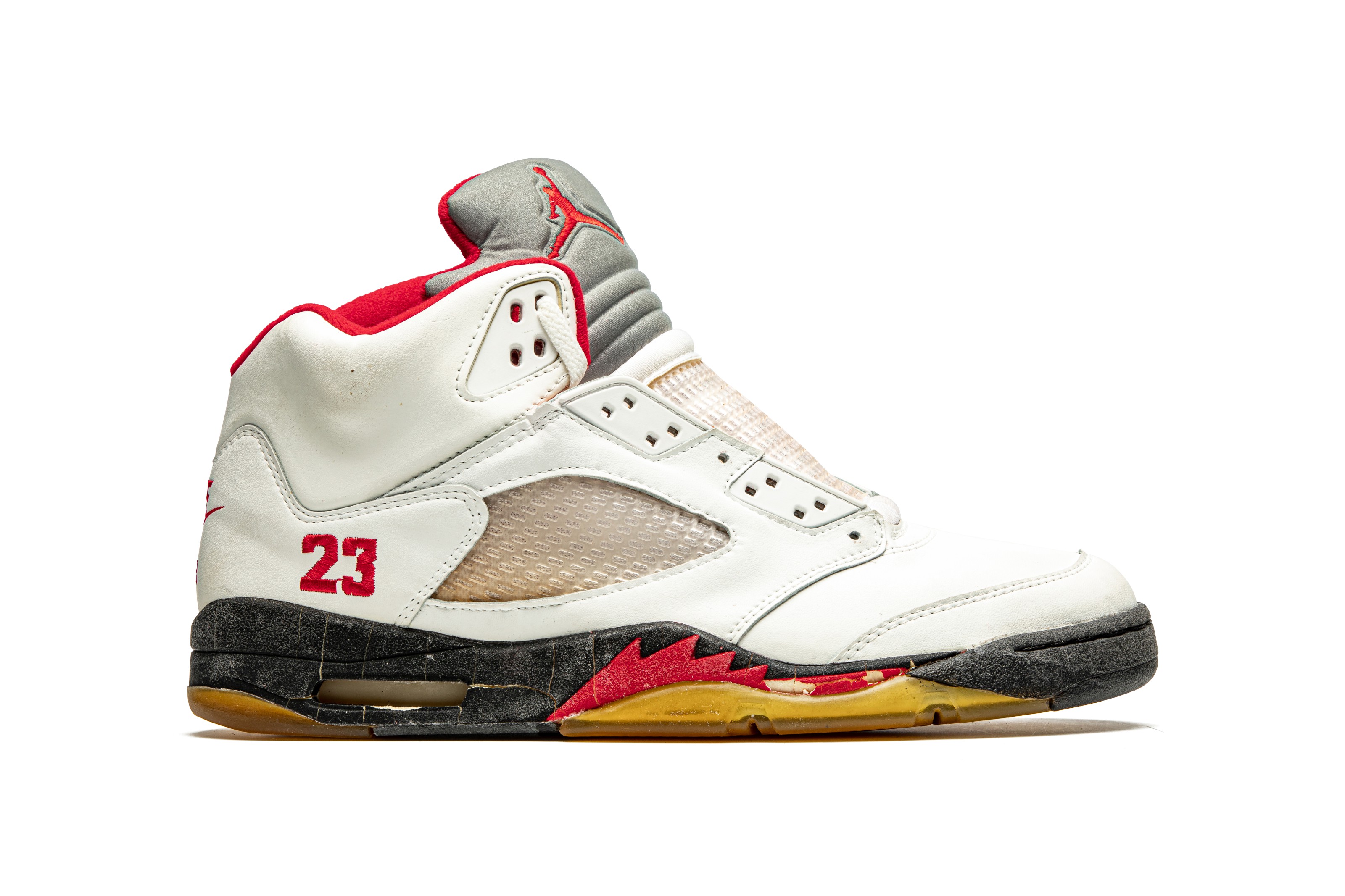 Laatste aanbidden Subjectief Air Jordan 5 “Fire Red,” Player Exclusive Sneaker, Nike, 1990 | Christie's