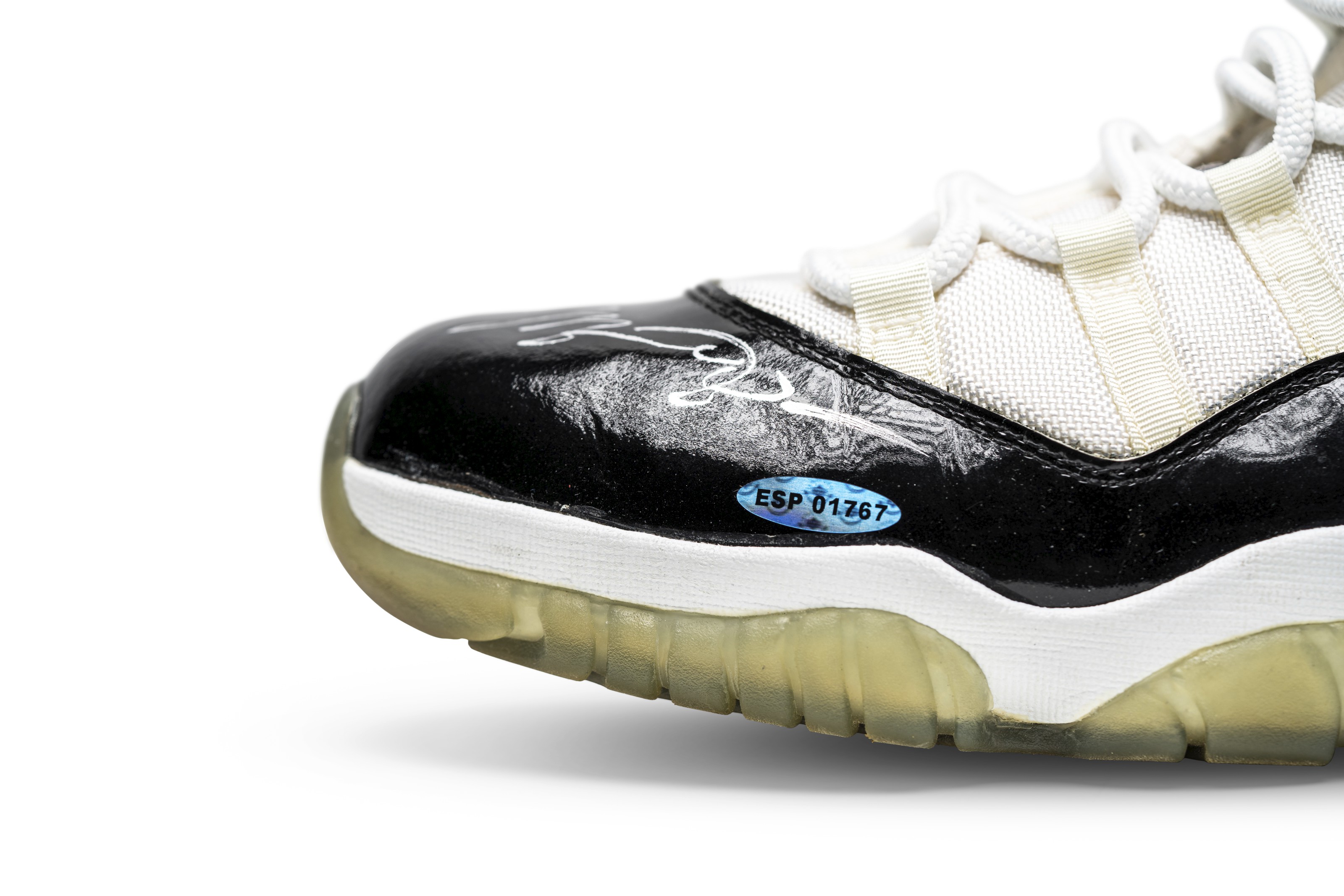 Air Jordan 11 “Concord,” Player Exclusive, Game-Worn Signed Sneaker, Nike,  1995 | Christie's