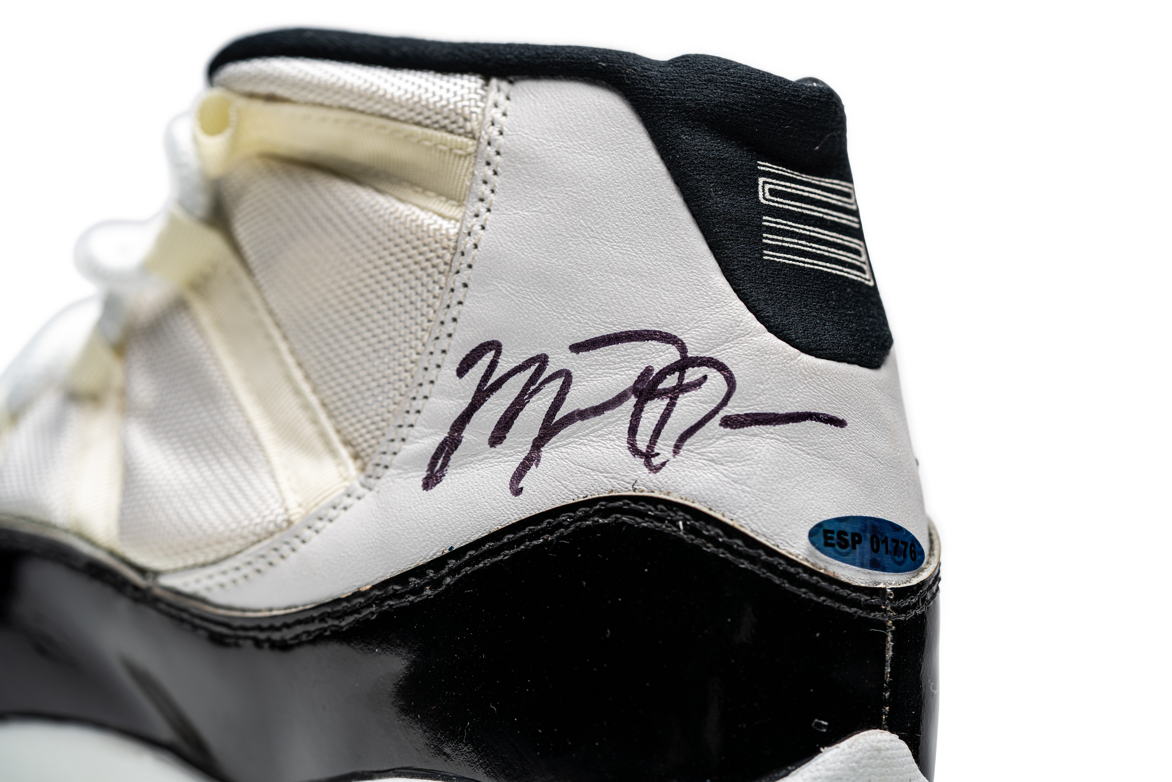 Air Jordan 11 Concord Player Exclusive Game Worn Signed Sneaker Nike 1995 Christie s