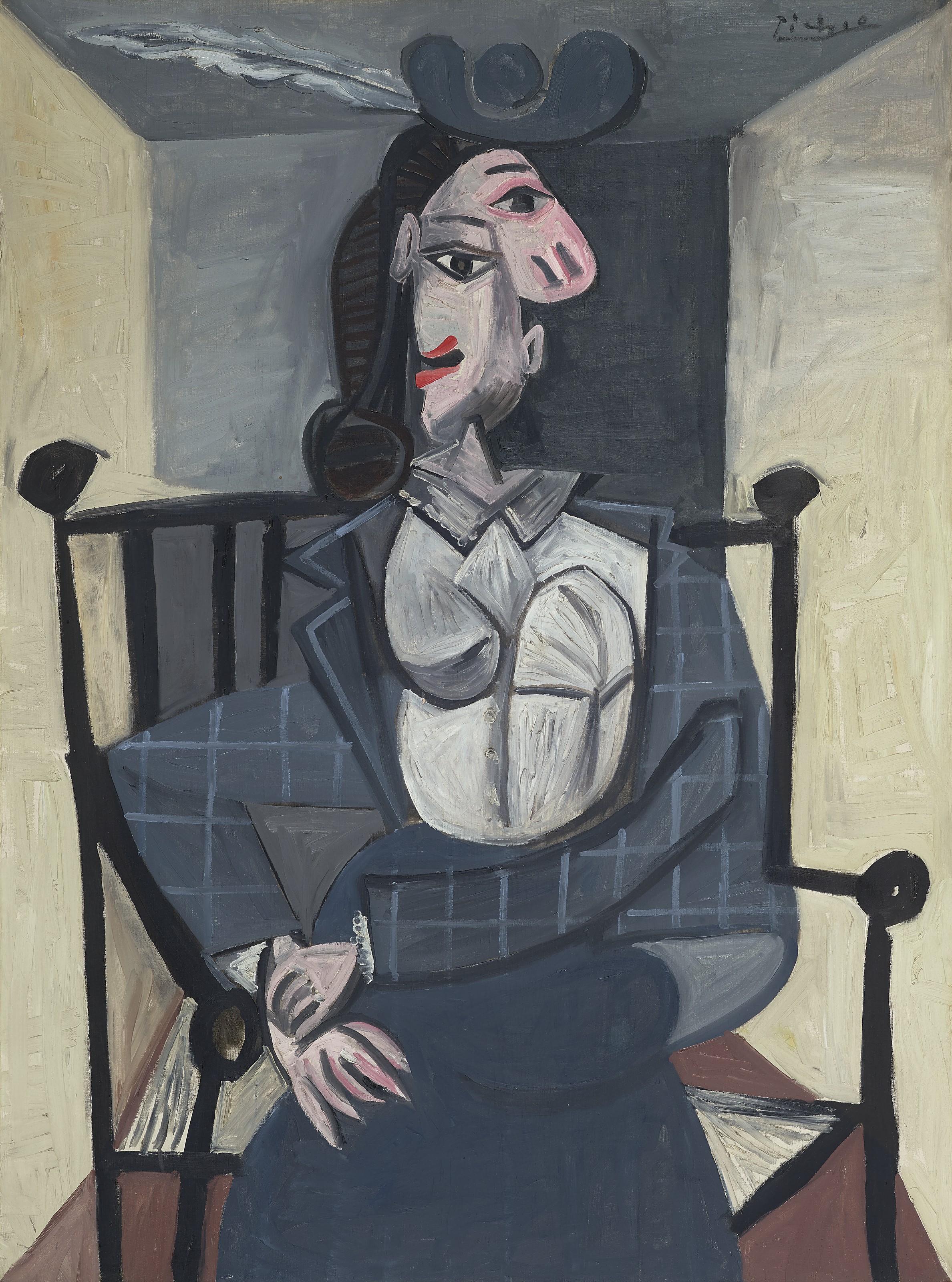 Pablo Picasso (1881-1973), Femme dans un fauteuil | Christie's