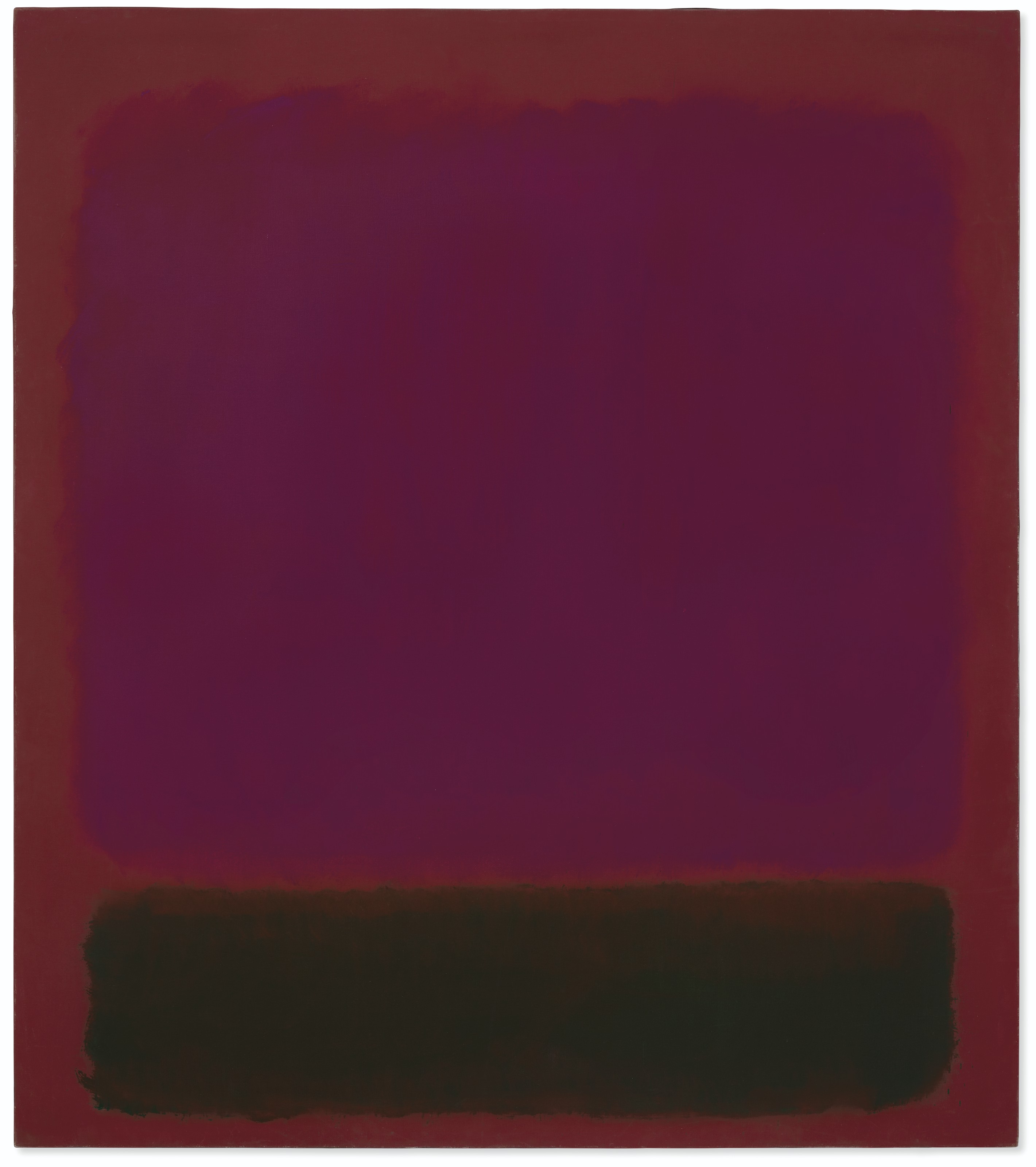 Mark Rothko (1903-1970), Untitled, 1967. Oil on canvas.&nbsp;68 x 60&frac14;  in (172.7 x 153  cm). Sold for $31,275,000 on 6 October 2020 at Christie&rsquo;s in New York. Artwork: &copy; 1998 Kate Rothko Prizel &amp; Christopher Rothko ARS, NY and DACS, London
