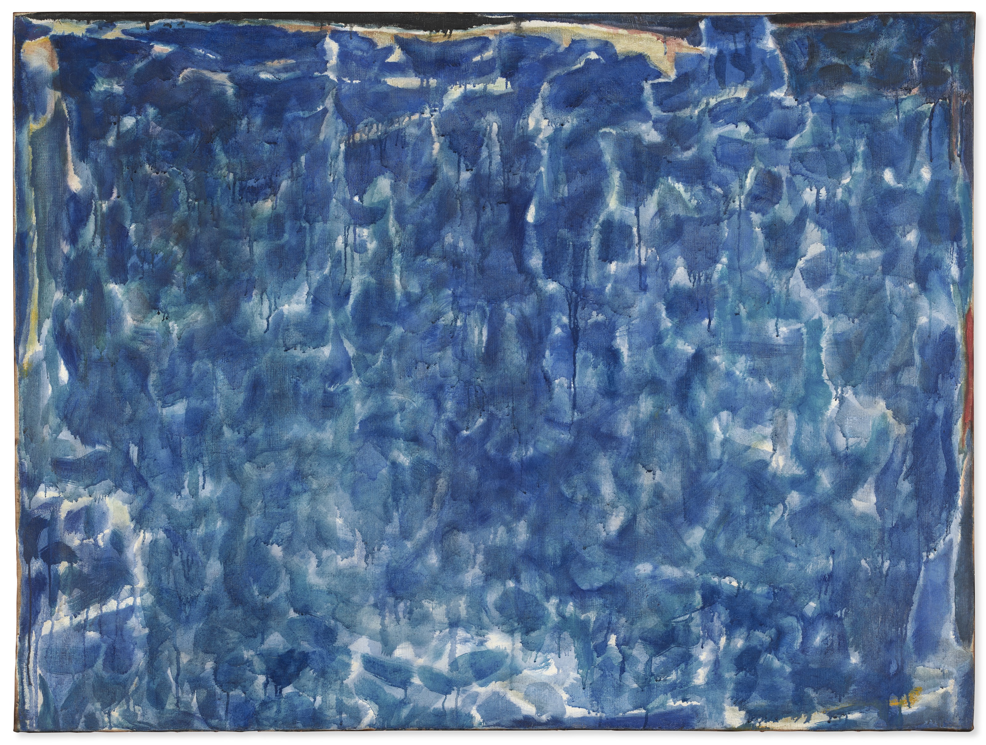 Sam Francis 1923 1994 Blue Composition 1950s Paintings Christie S