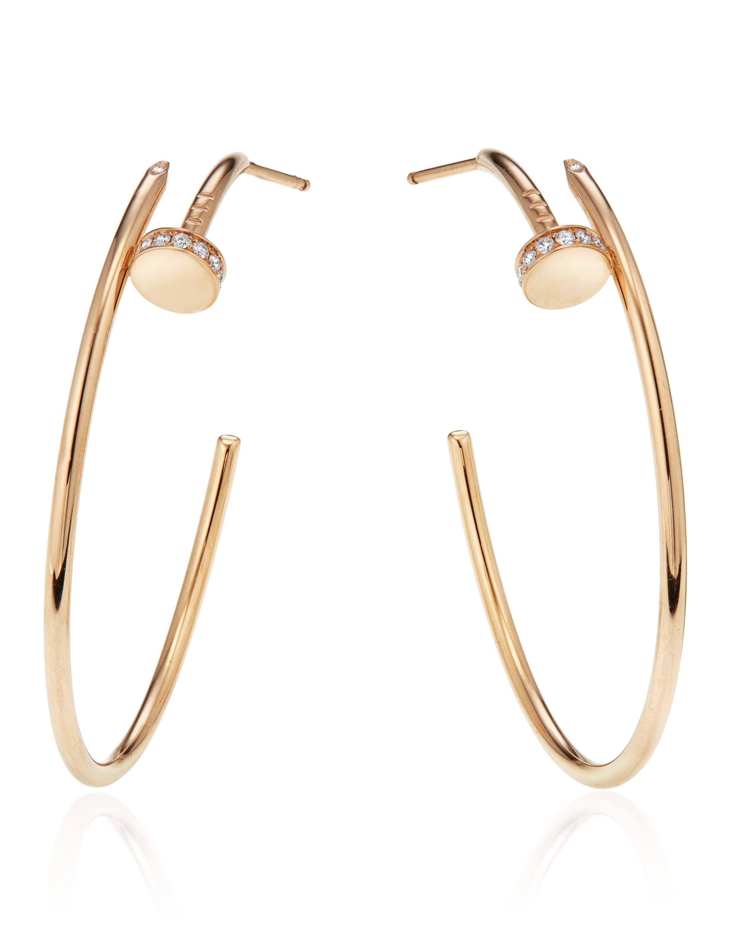 Cartier juste un clou hoop earrings sale