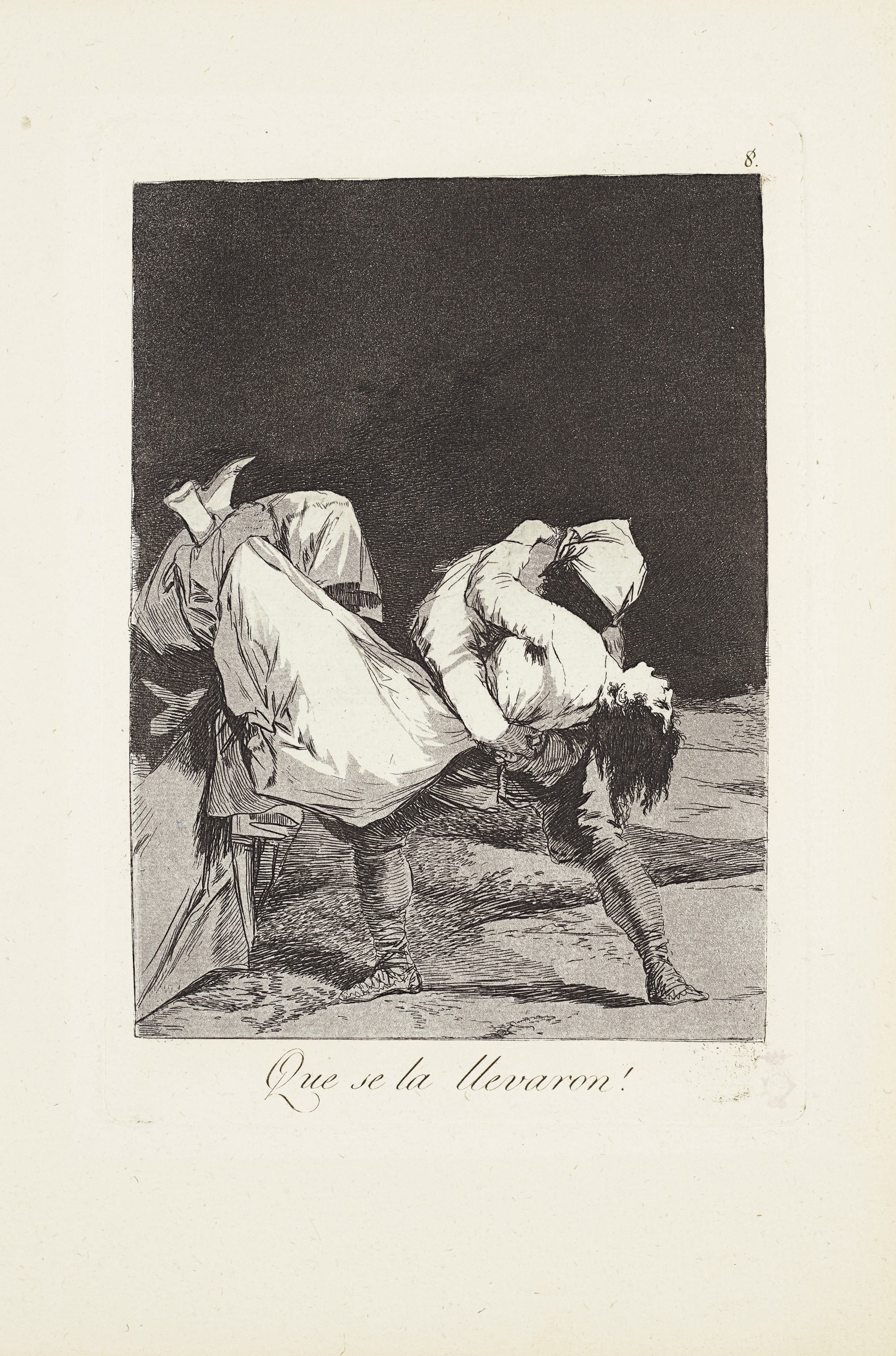 FRANCISCO DE GOYA Y LUCIENTES (1746-1828), They carried her off