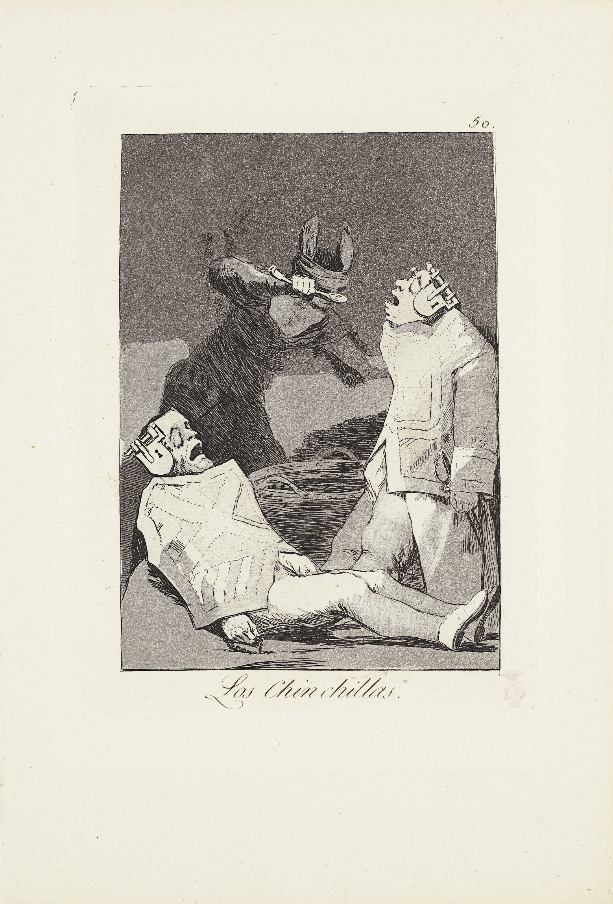 The Chinchillas (Los Chinchillas) _x000D_ Plate 50 from: Los Caprichos