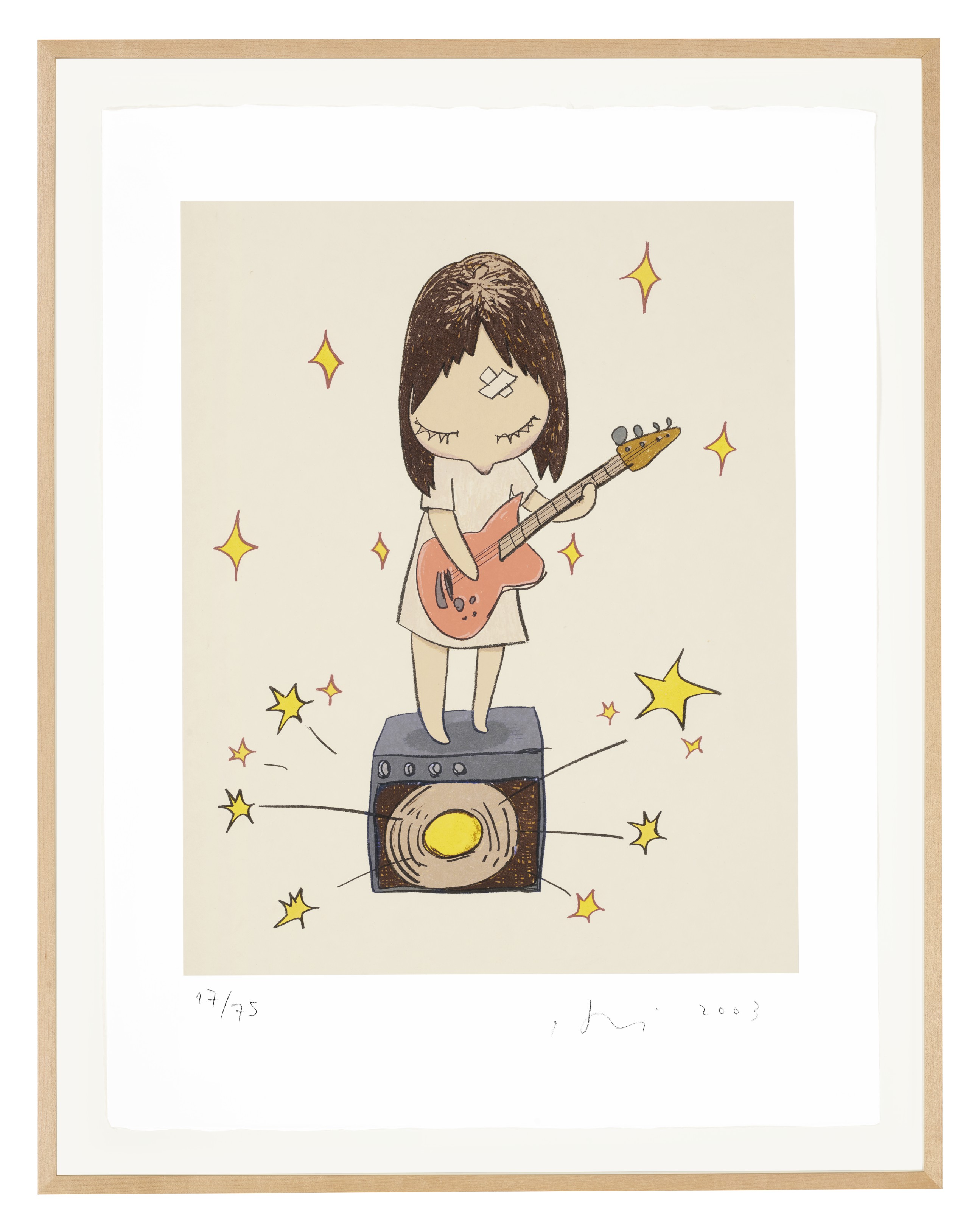 Yoshitomo Nara (b. 1959), Guitar Girl | Christie's