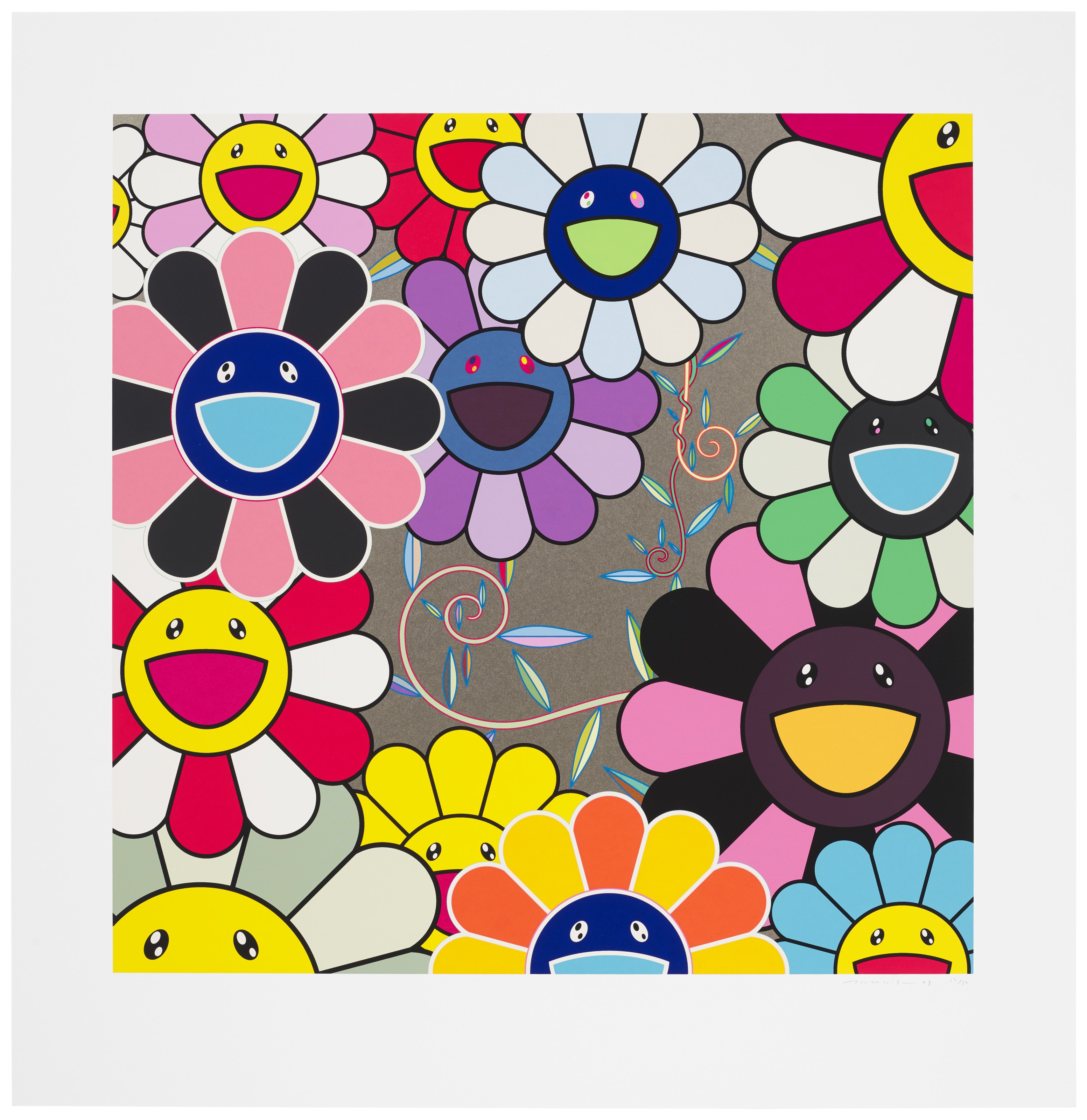 Takashi Murakami, Killer Pink, 2003, sold for $11,250 on 11 December 2020 at Christie's Online