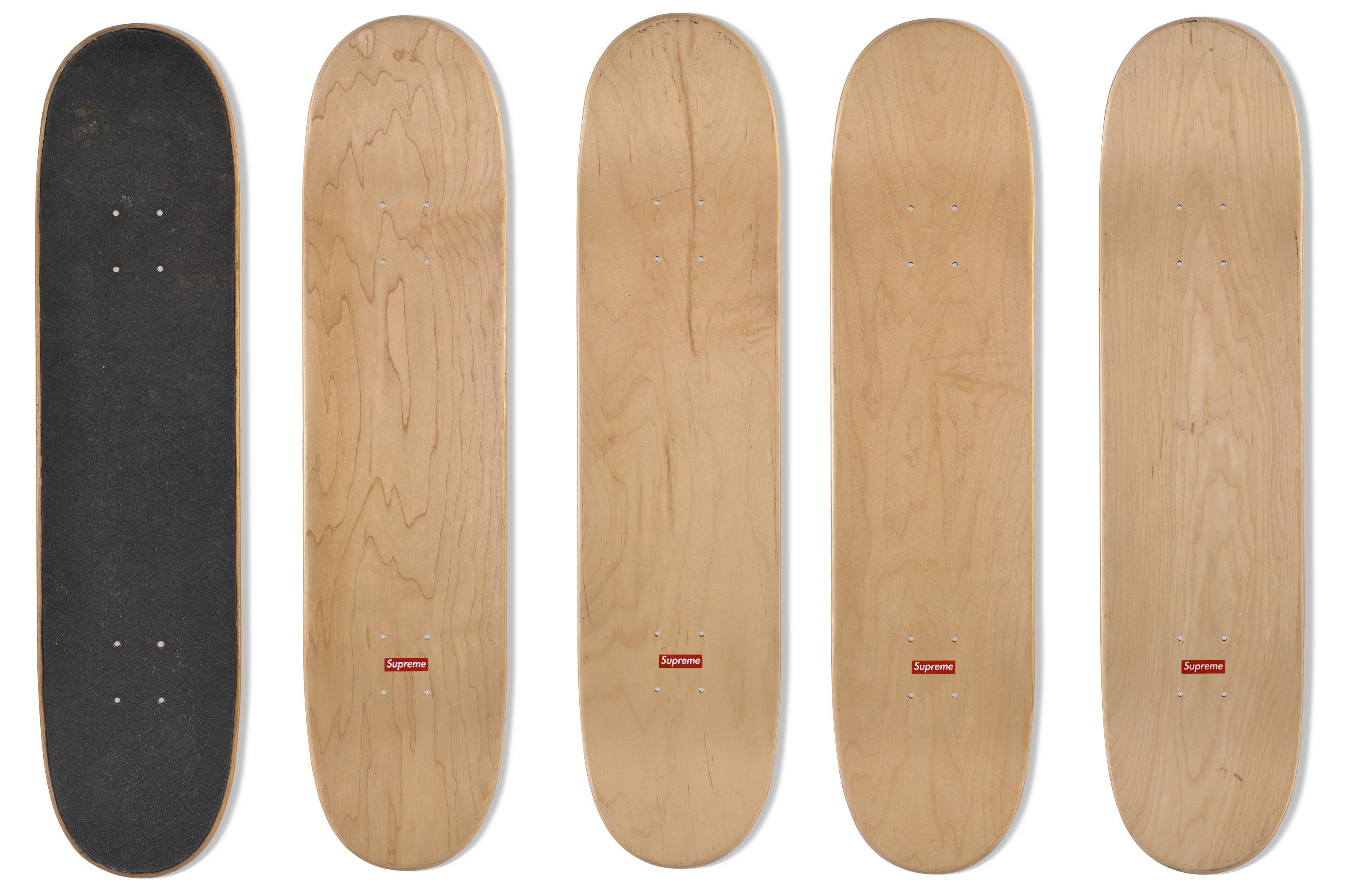 A SET OF RYAN MCGINNESS 'PROCESS' SKATEBOARD DECKS T-SHIRTS