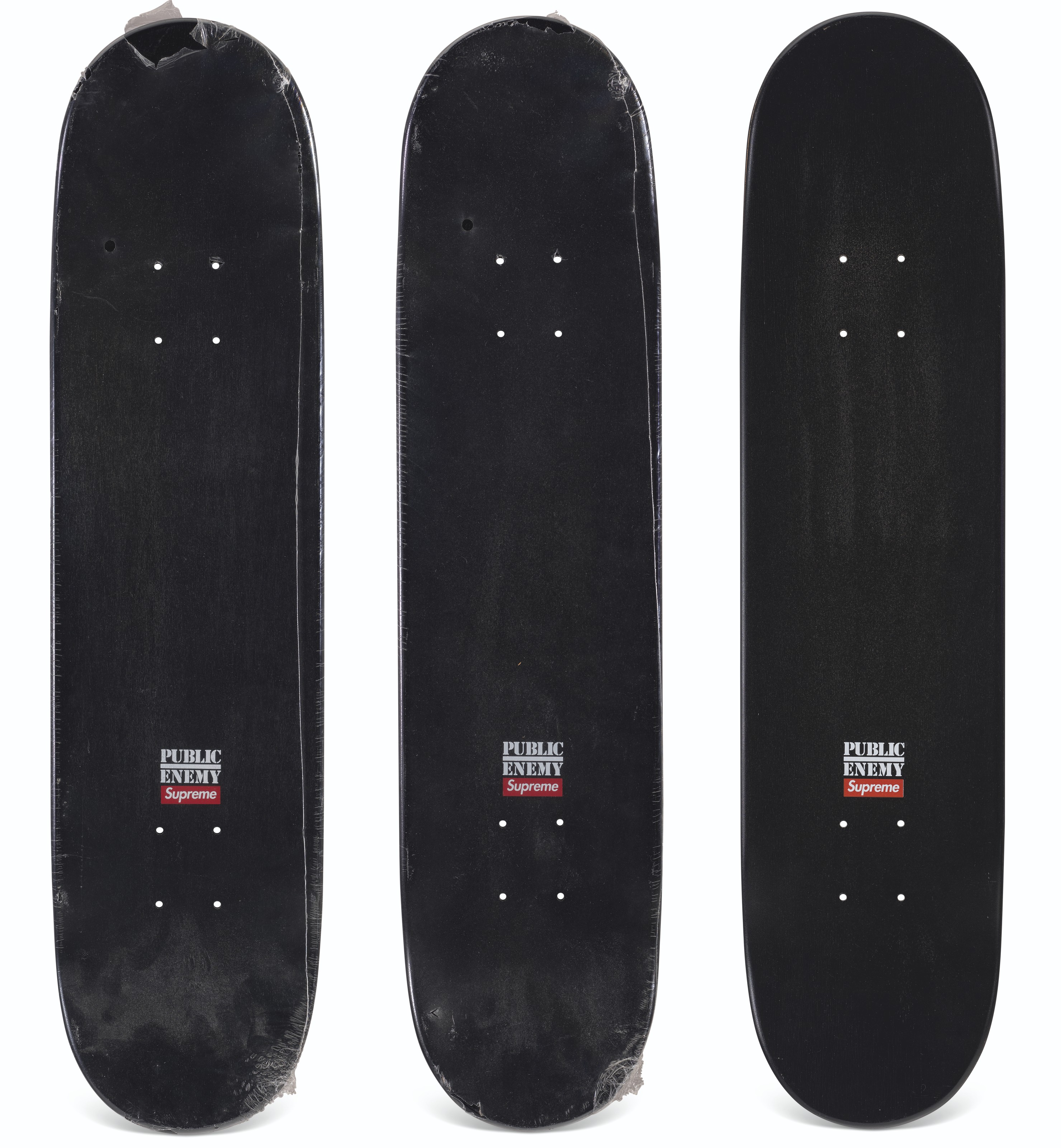 A COLLECTION OF PUBLIC ENEMY SKATEBOARDS, SUPREME, 2006 | Christie