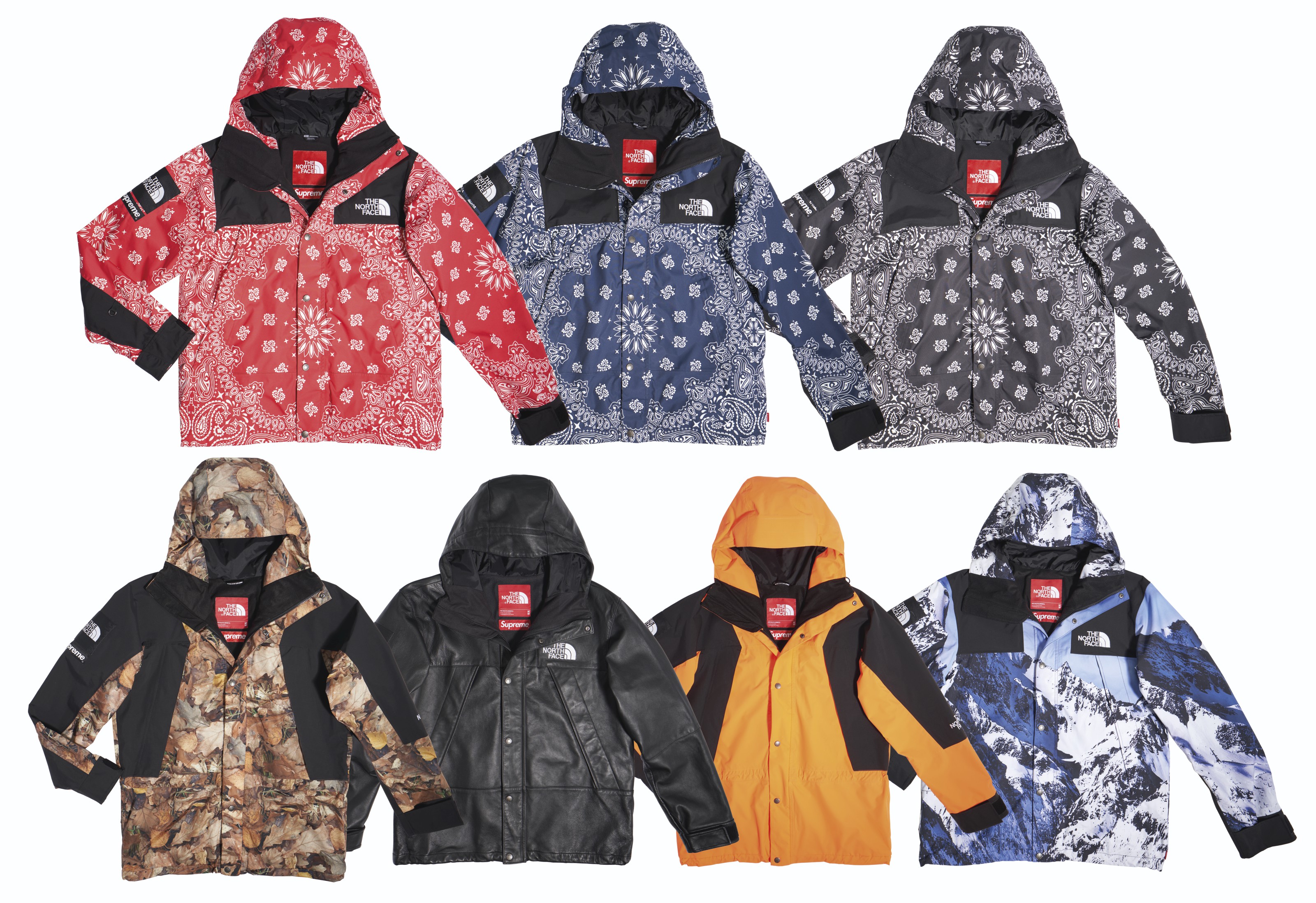 The north face red bandana jacket hot sale