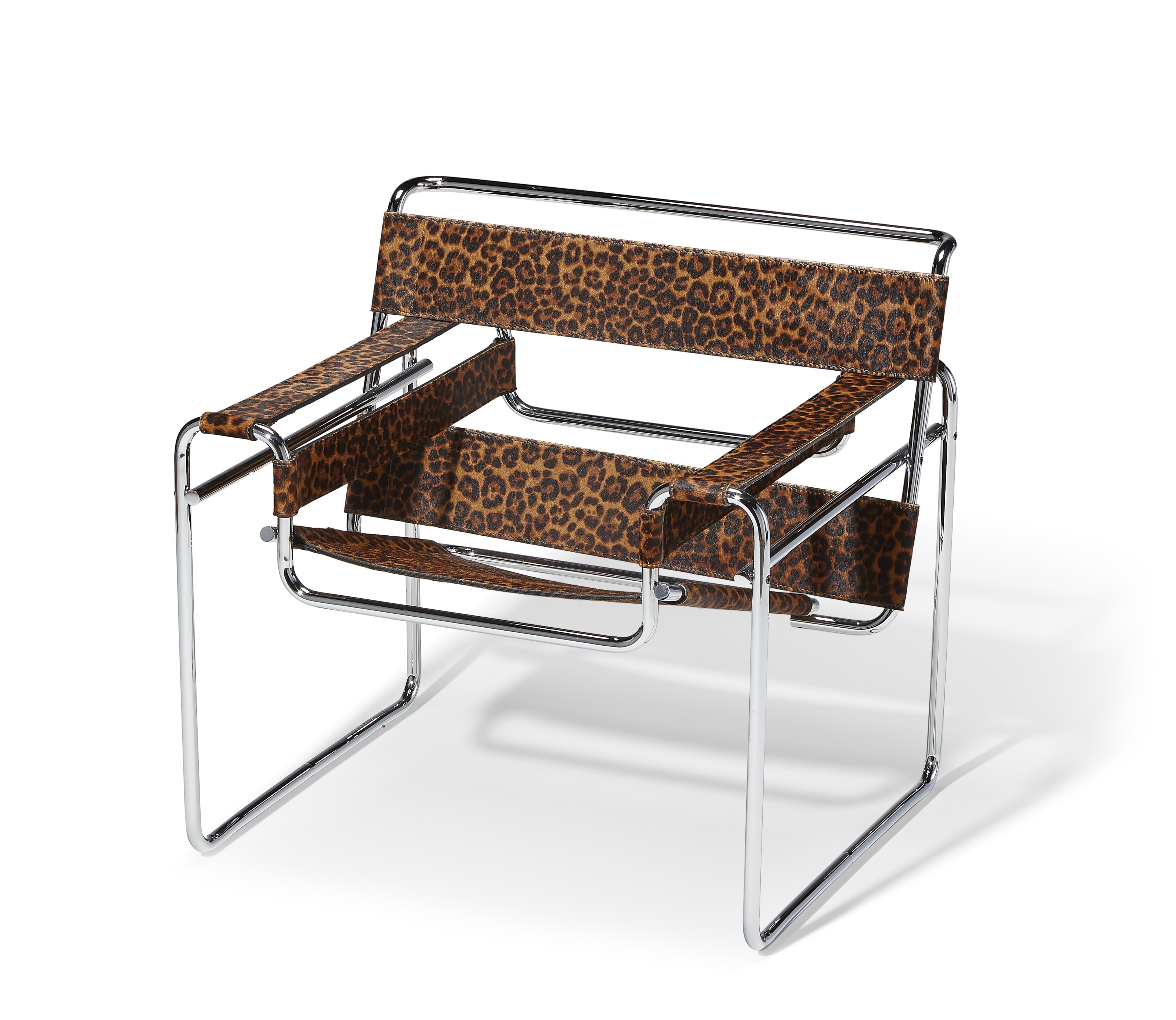 A LEOPARD PRINT WASSILY CHAIR, SUPREME/KNOLL, 2019 Christie’s