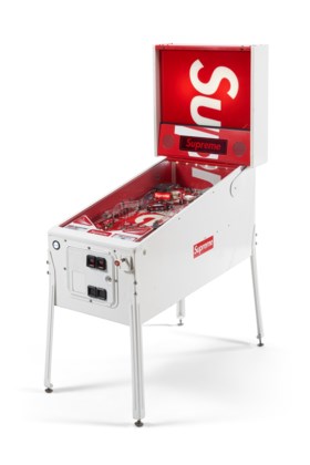 A PINBALL MACHINE FROM MAX FISH, NYC