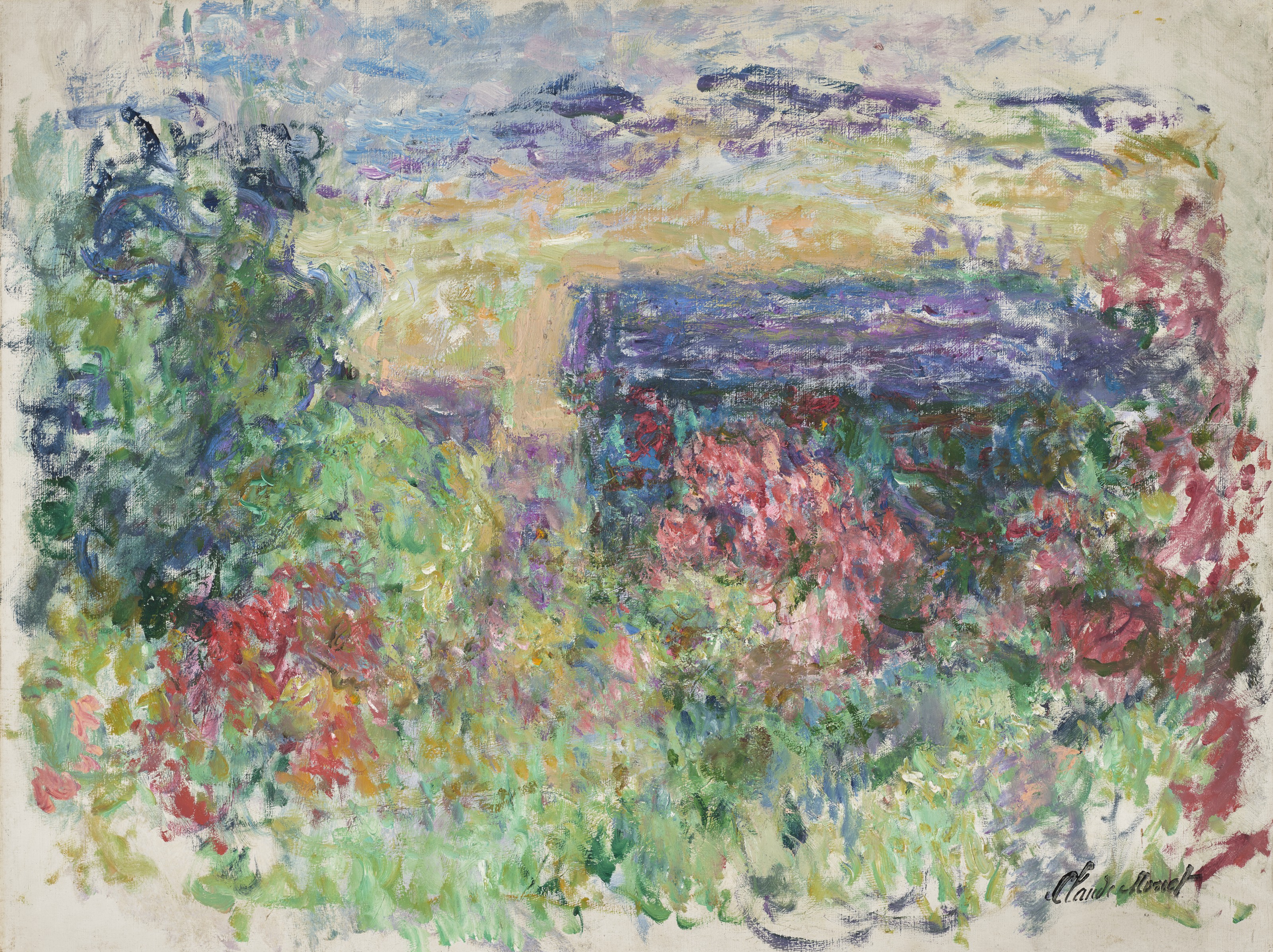 Claude (18401926) , La maison à travers les roses Christie's