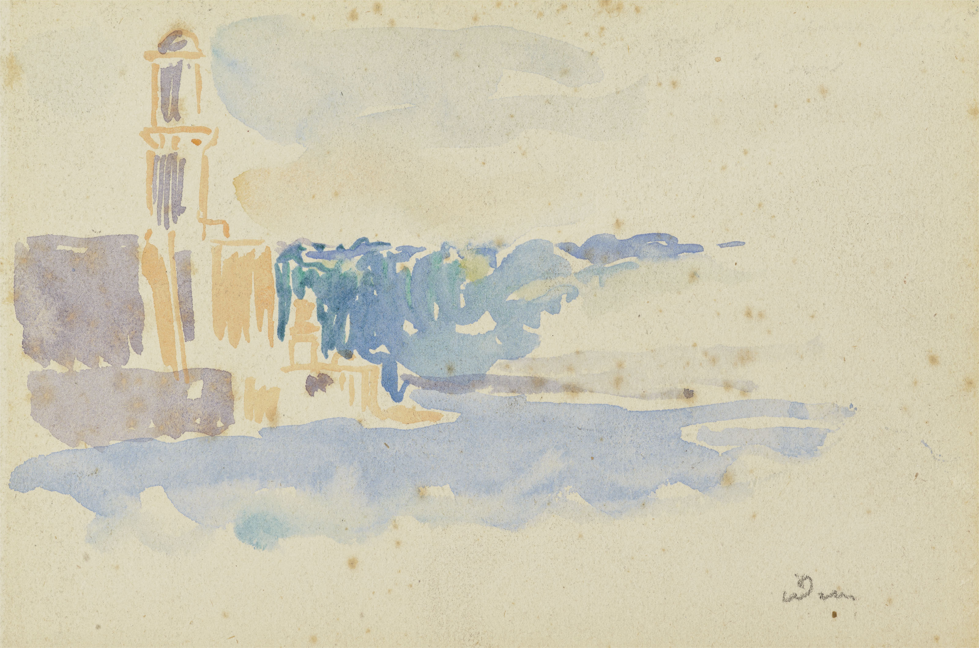 henri edmond cross aquarelle