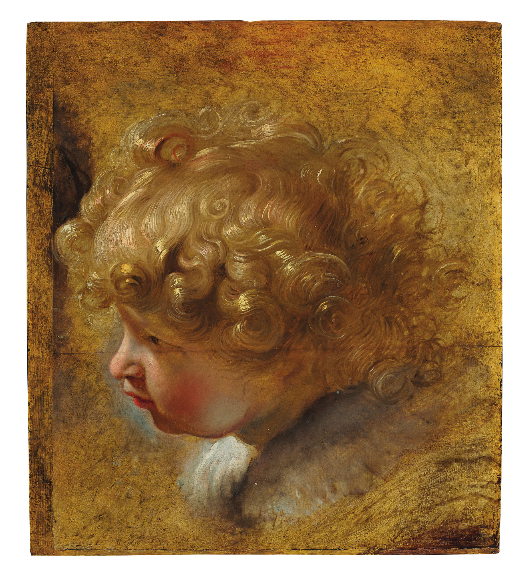 Etude de tête d'enfant