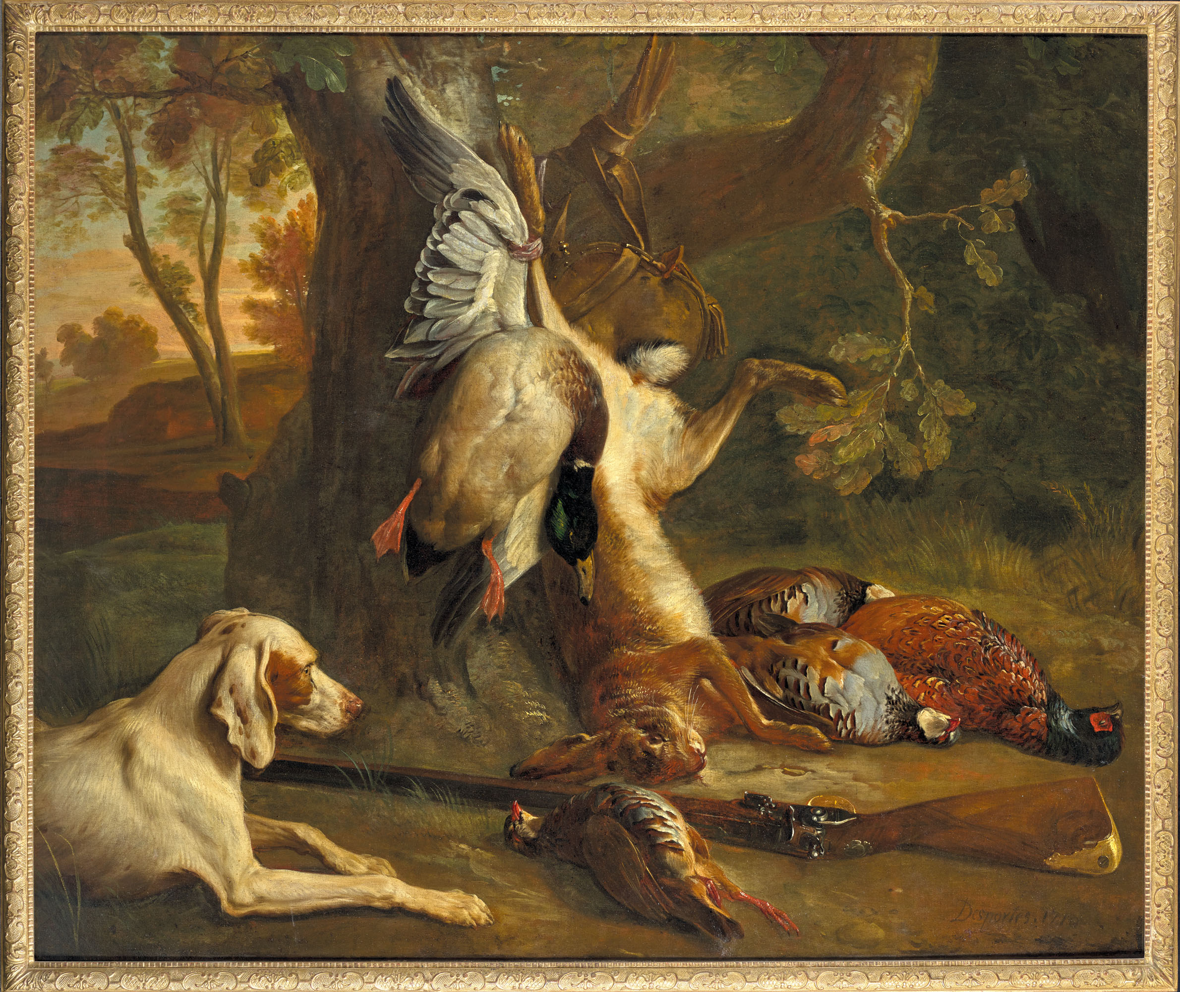 Bourgeoises A La Campagne Francis Alexandre ALEXANDRE-FRANÇOIS DESPORTES (CHAMPIGNEULLE 1661-1743 PARIS) ET ATELIER