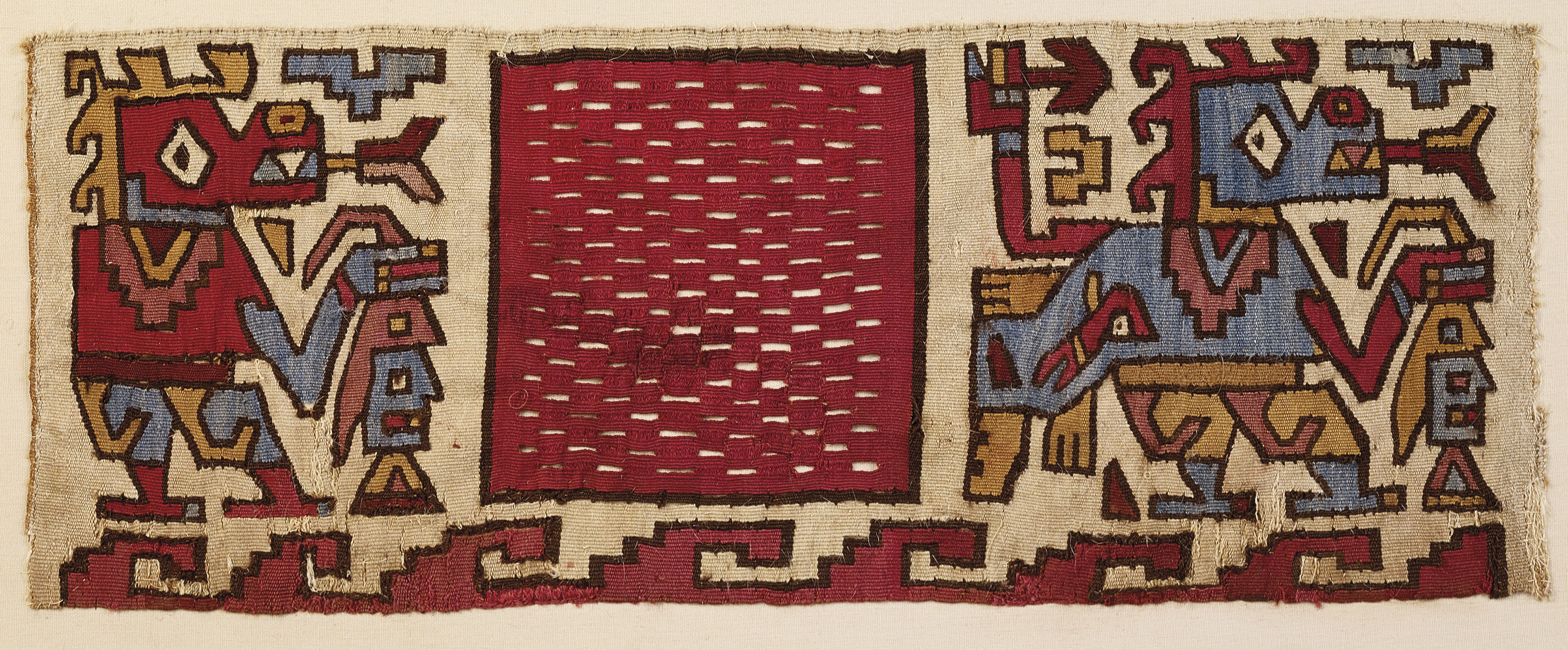 Huarmey textile band, medium horizon, circa 600-900 AD. Length:&nbsp;15⅛ in (38.5 cm). Estimate: &euro;9,000-12,000.&nbsp;Offered in Pre-Columbian Art on 29 June 2020 at Christie&rsquo;s in Paris