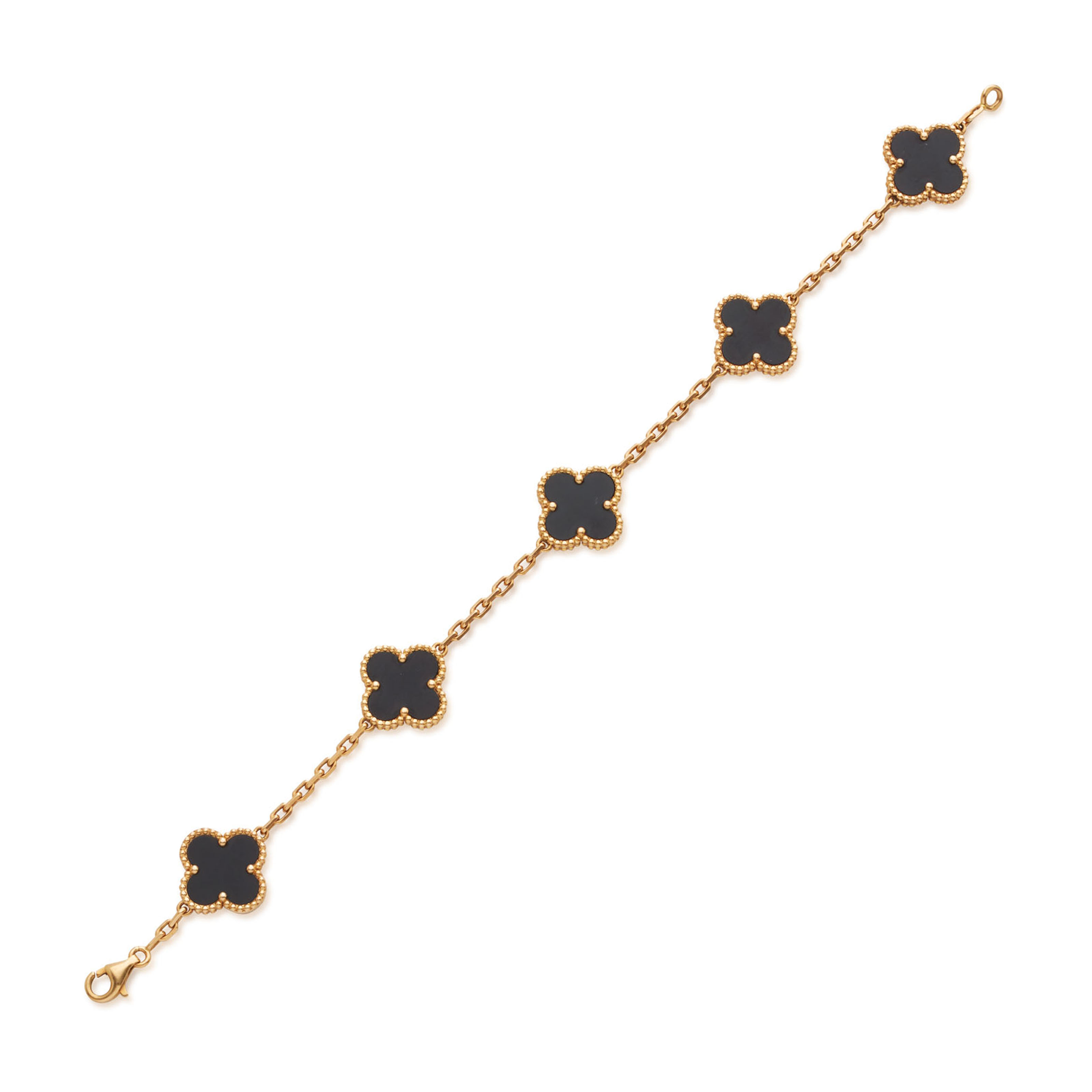 BRACELET "ALHAMBRA" ONYX, VAN CLEEF & ARPELS Christie's