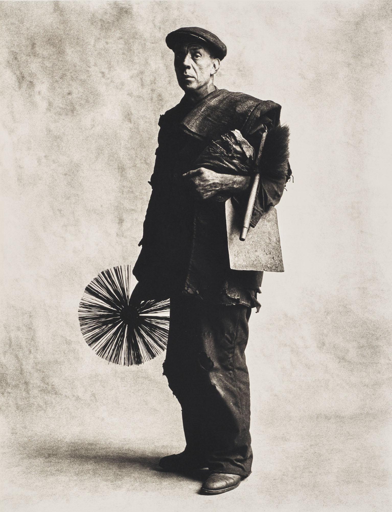 Irving Penn (1917-2009), Chimney Sweep, London, 1950. Montage: 57 x 45.5  cm (22&frac12; x 17⅞  in). Estimate: &euro;60,000-80,000. Offered in Photographs on 10 November 2020 at Christie&rsquo;s in Paris