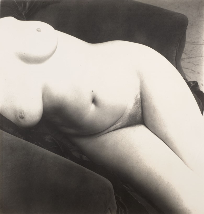 Irving Penn (1917-2009), Nude 137, 1949-1950. Montage 50.7 x 40.3  cm (20 x 15¾  in). Estimate €6,000-8,000. Offered in Photographies on 10 November 2020 at Christie’s in Paris