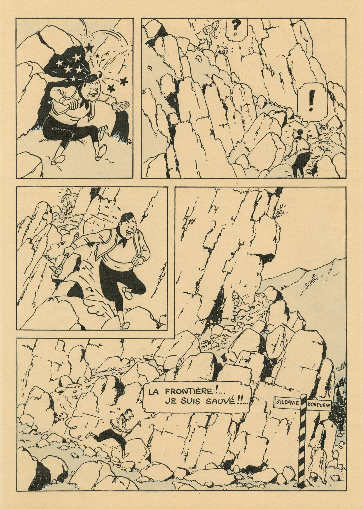Hergé - Avion Tintin 44 L'Avion de Chasse -Sceptre d'Ottokar (Gebraucht