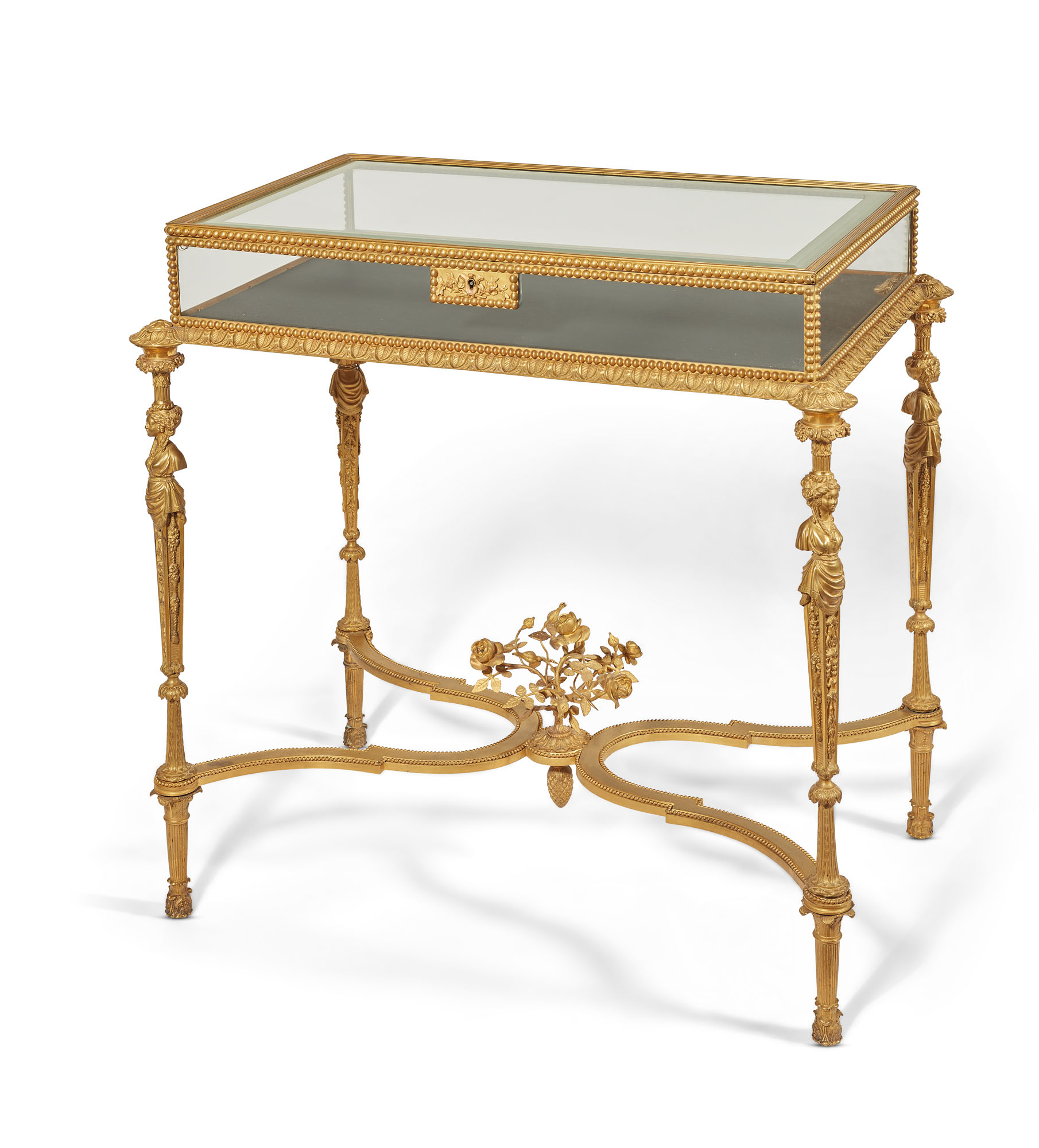 VITRINE PLATE DE LA SECONDE MOITIE DU XIXe SIECLE , D ...