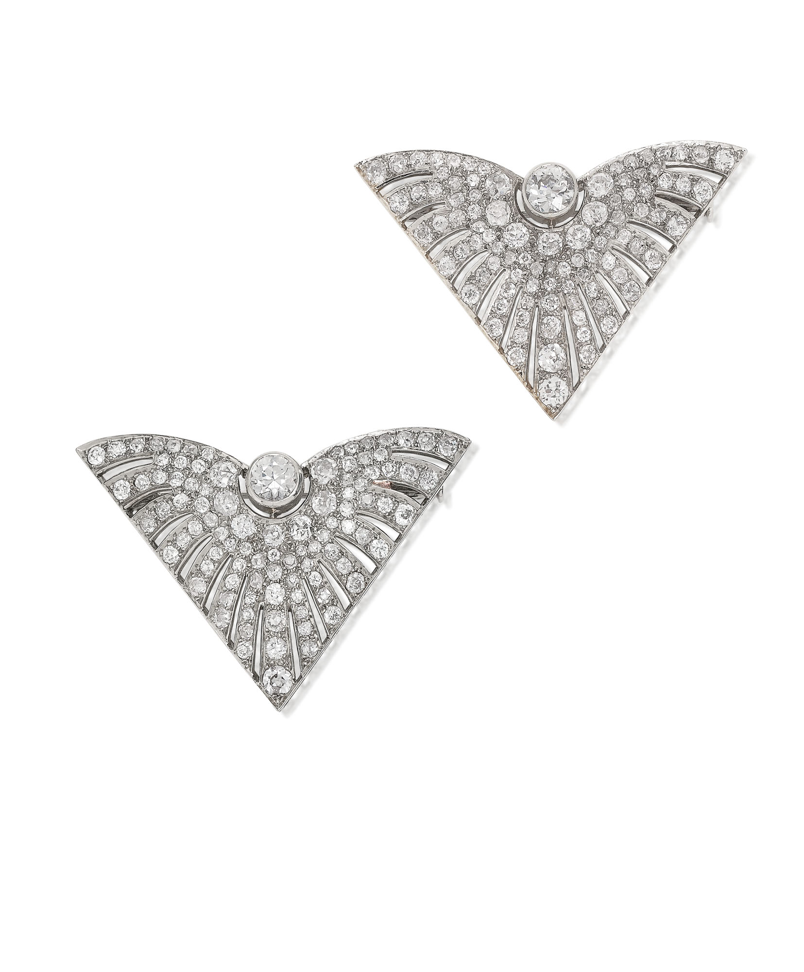 Clips B.O Décoration En Relief Cristal Facetté Couleur Argent - Occasion, Sans Marque