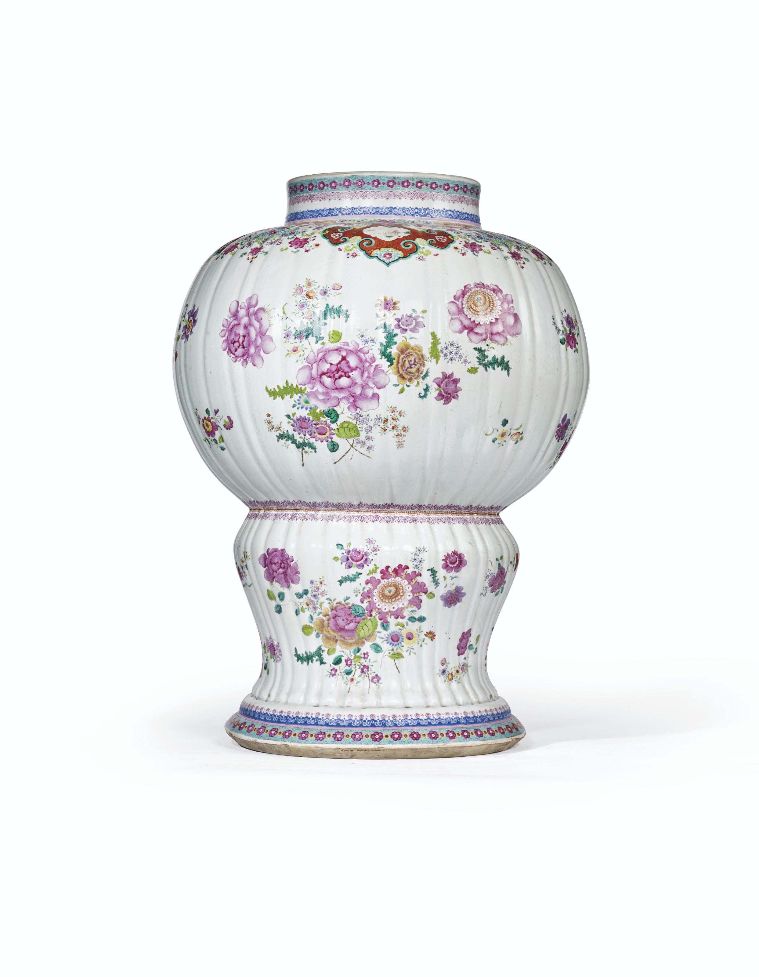 Vase Gourde Ancien En Porcelaine - Chine, XVIIIème Siècle