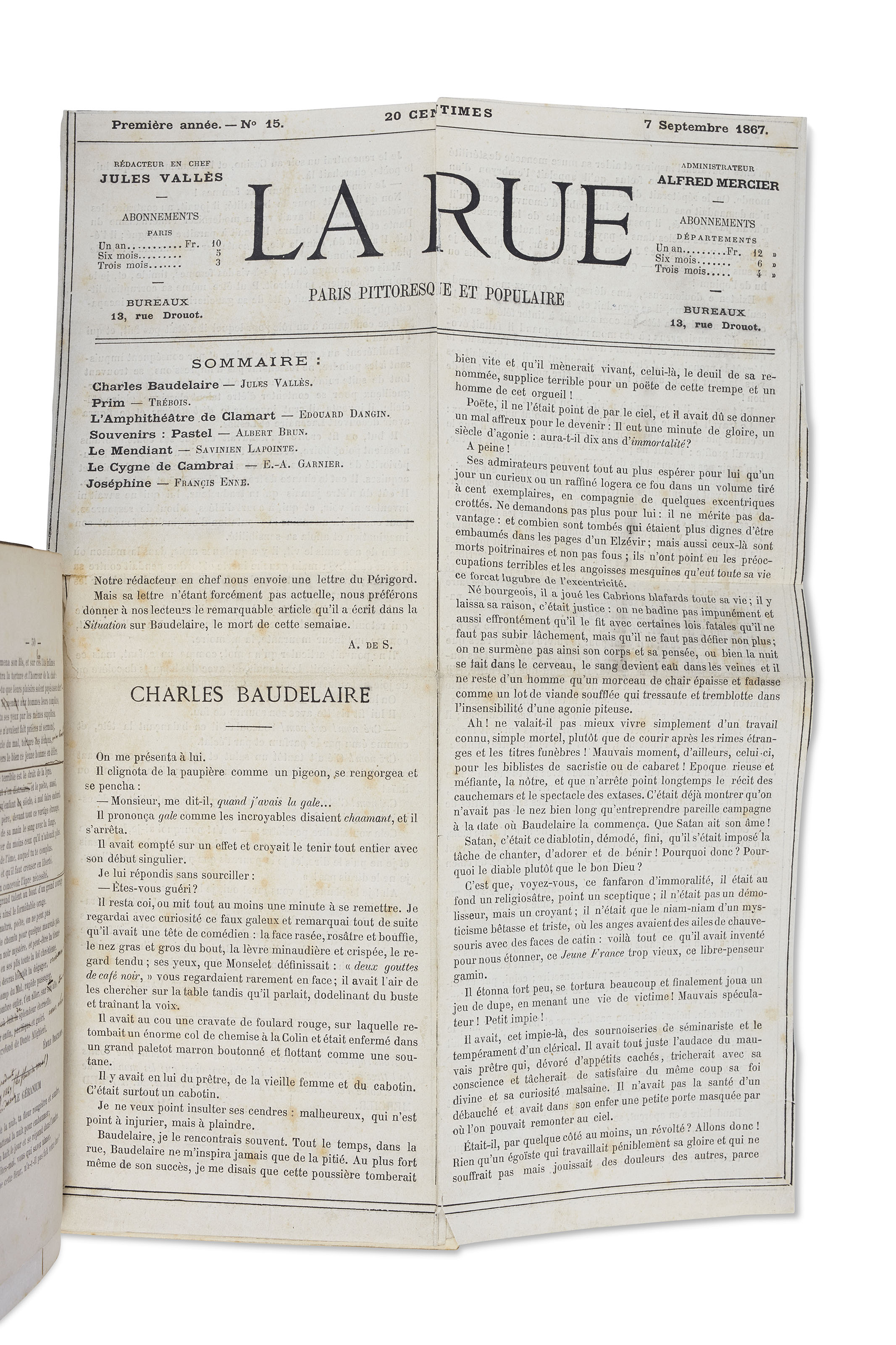 Sujet Dissertation Baudelaire Les Fleurs Du Mal