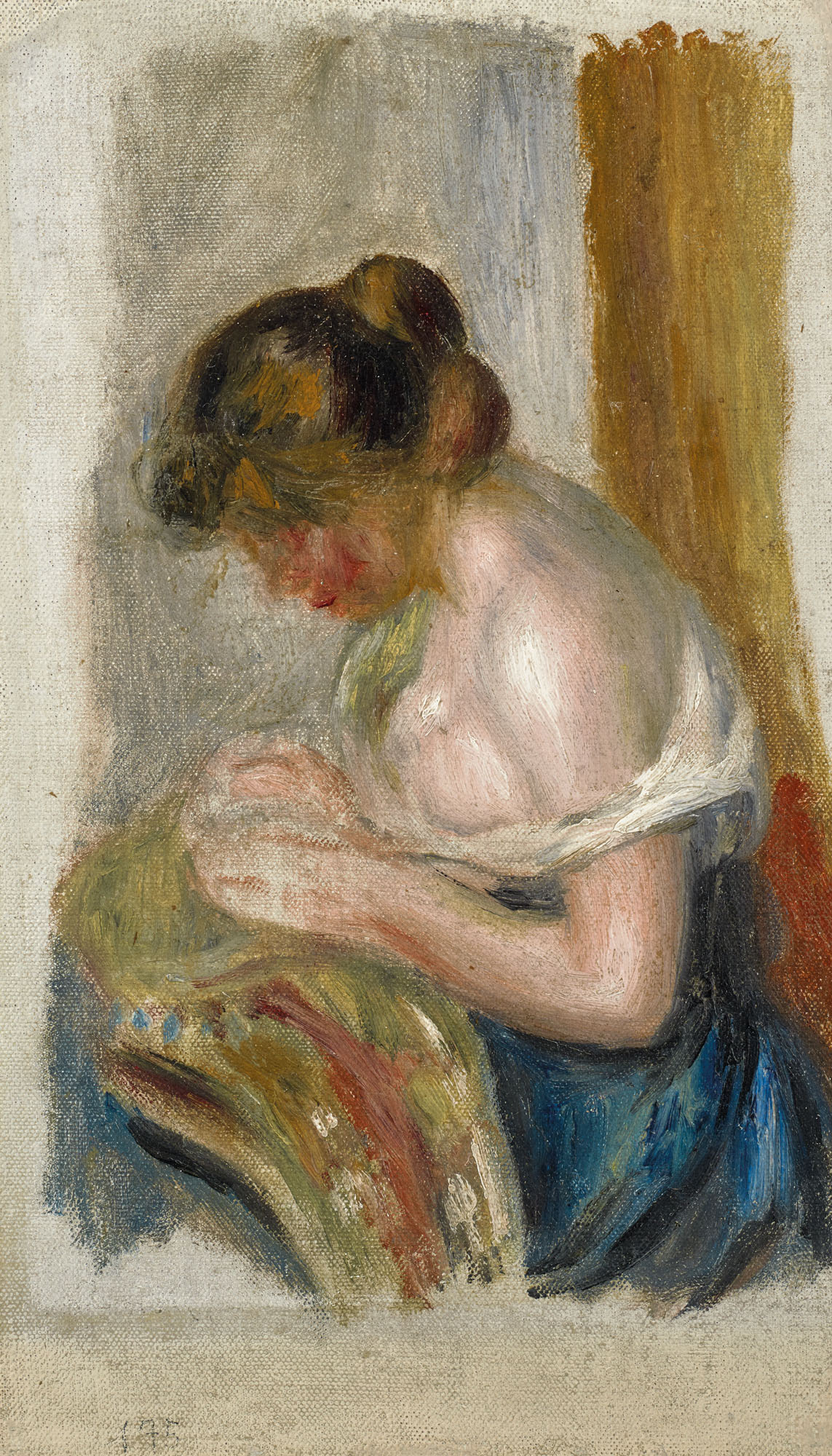 Pierre-Auguste Renoir (1841-1919), La Couseuse | Christie's