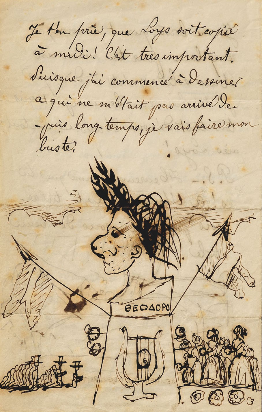 banville theodore de 1823 1891 lettre autographe signee sans lieu ni date christie s