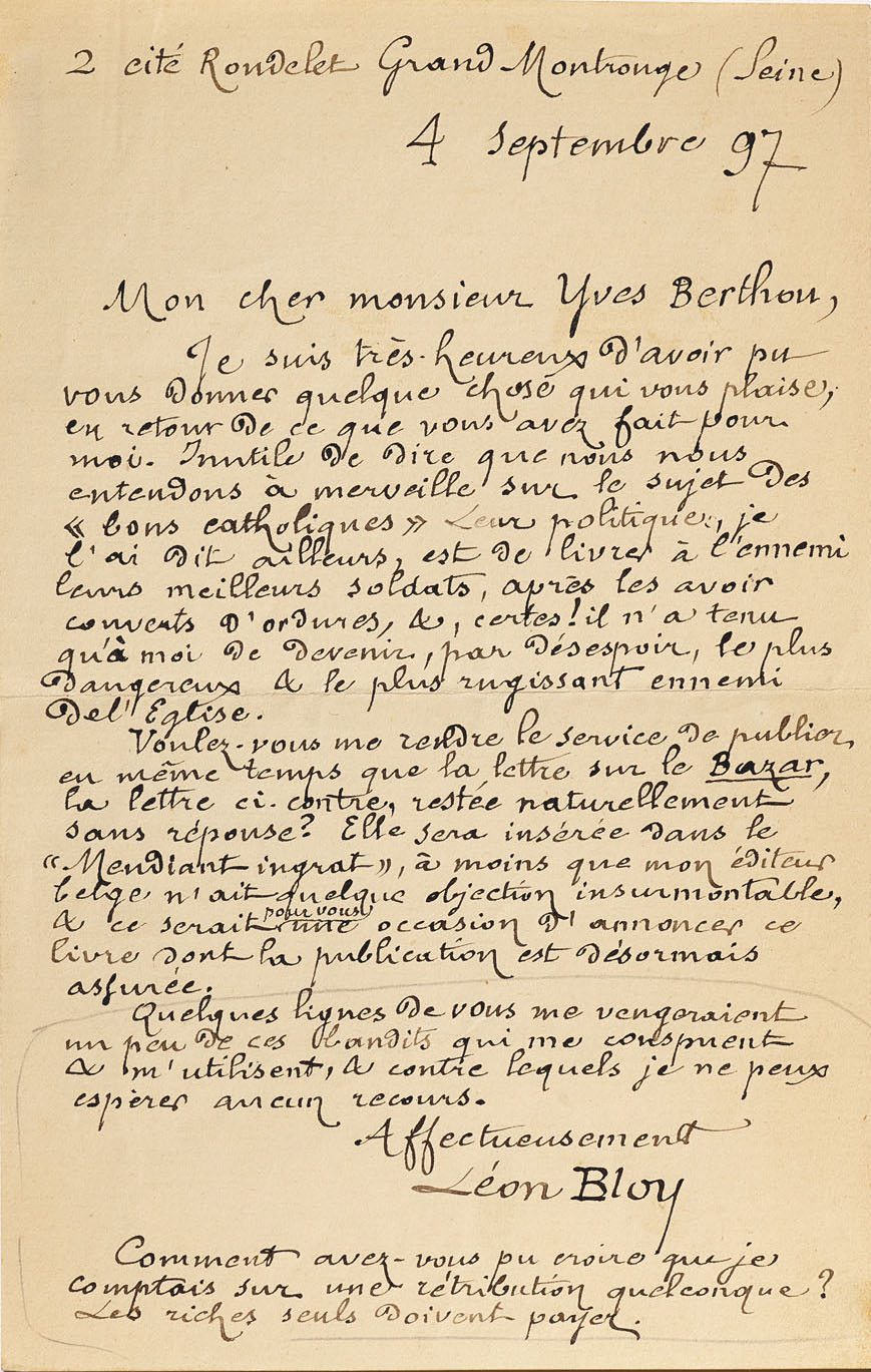 tendrement votre lettres et manuscrits autographes d auteurs francais