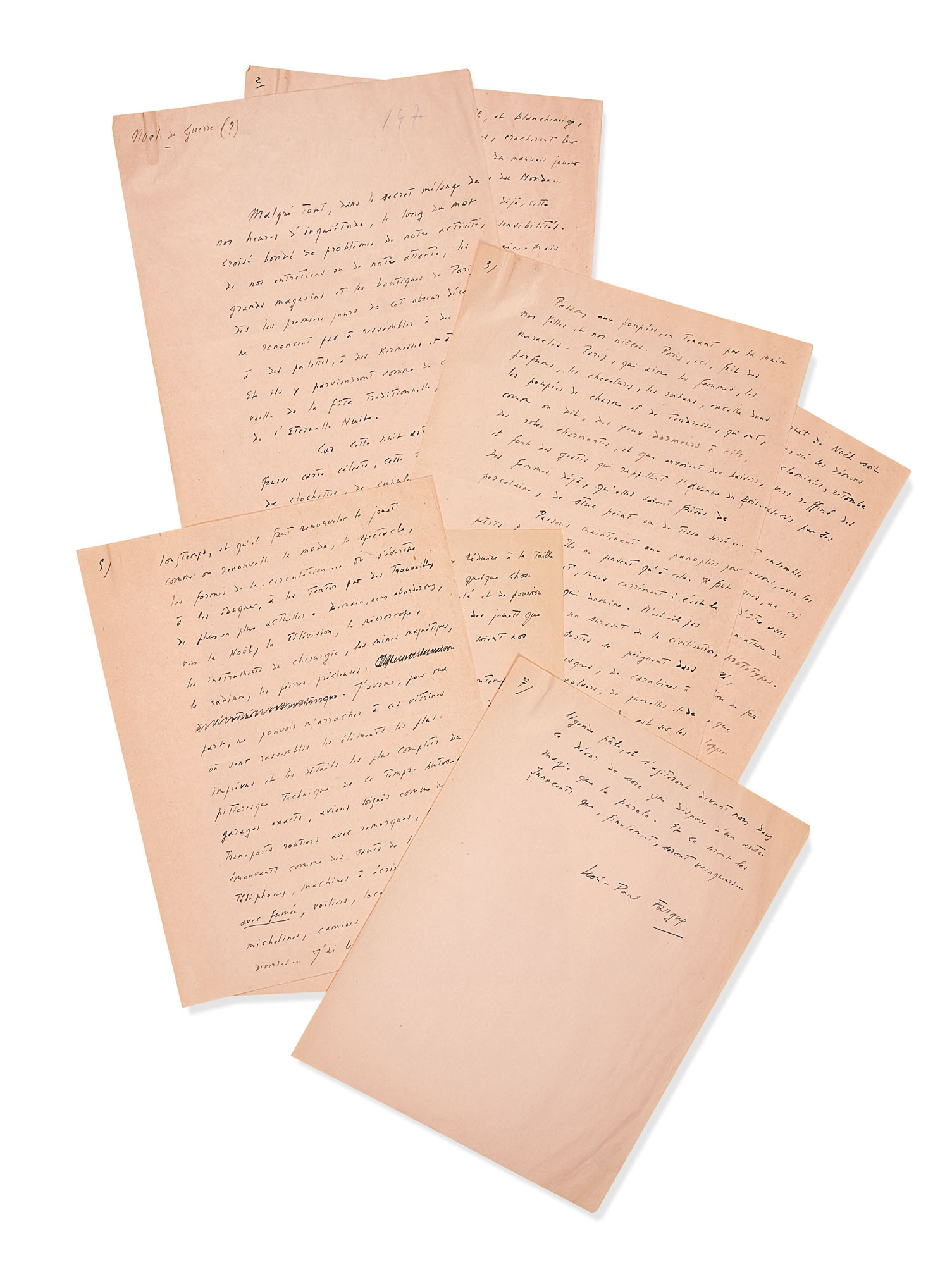 Tendrement vôtre » - lettres et manuscrits autographes d ...