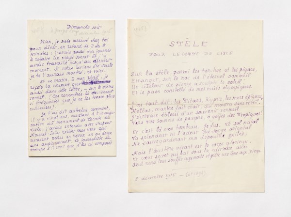Tendrement Votre Lettres Et Manuscrits Autographes D Auteurs Francais