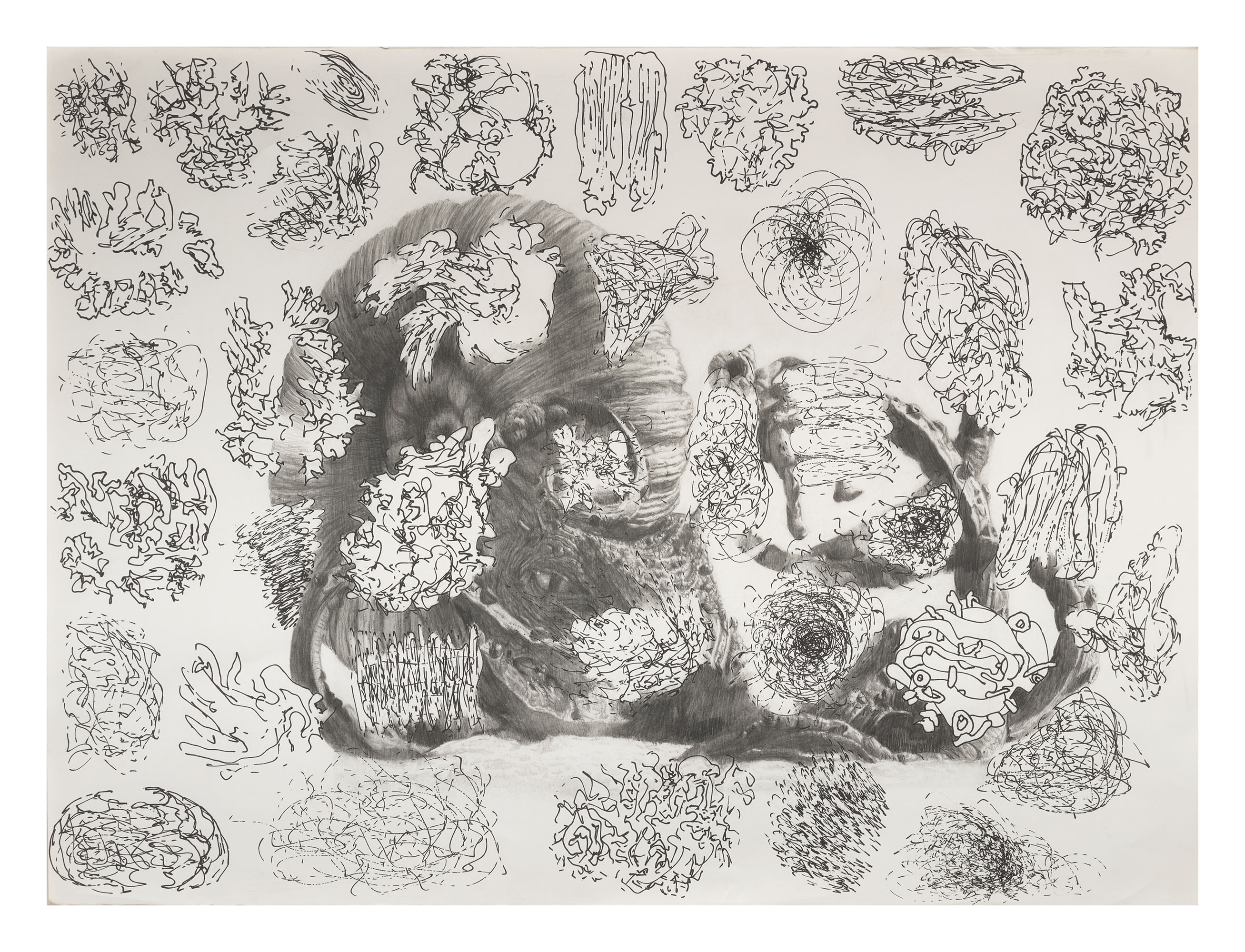 Jim Shaw Ne En 1952 Oist Student Drawing Christie S