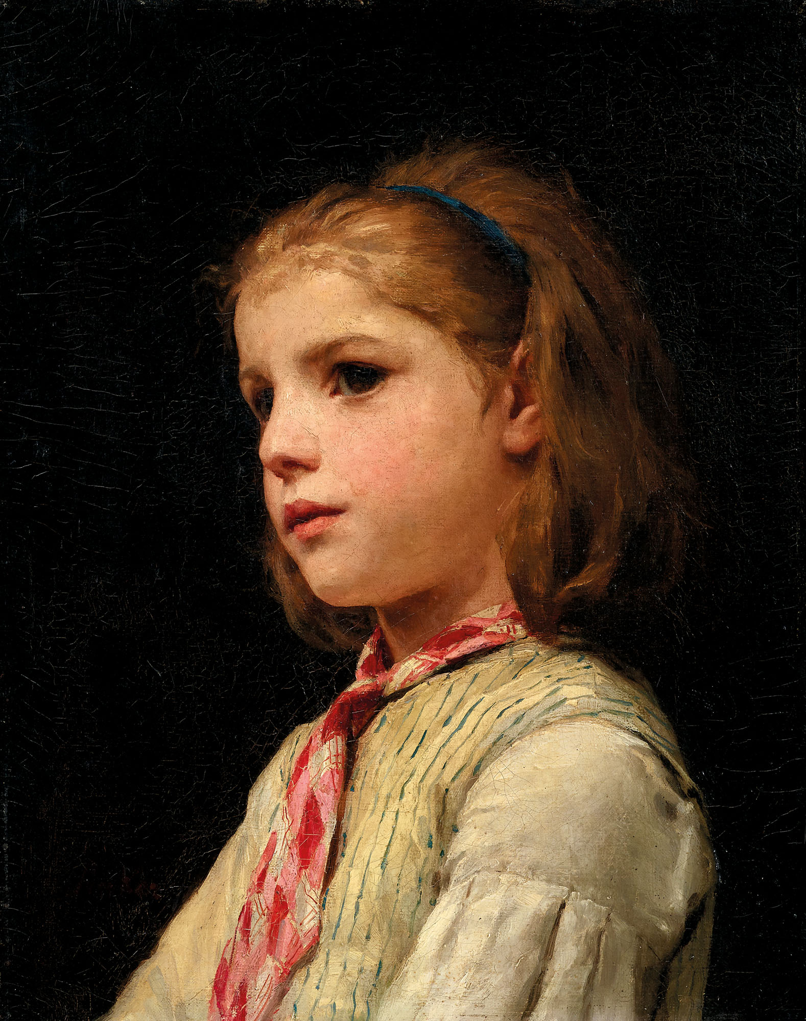 アート・デザイン・音楽 Hodler, Anker, Giacometti ALBERT ANKER (1831-1910), Mädchenbildnis | Christie's