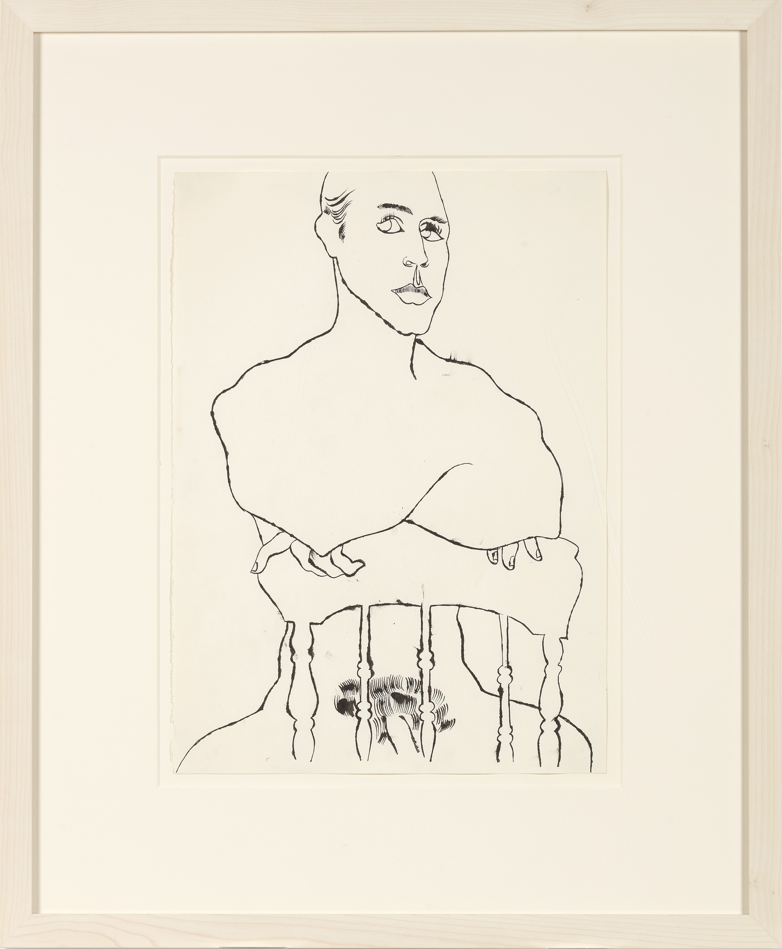 アート・デザイン・音楽 Andy Warhol Nudes Andy Warhol (1928-1987), Untitled (Portrait of a Nude Man on a