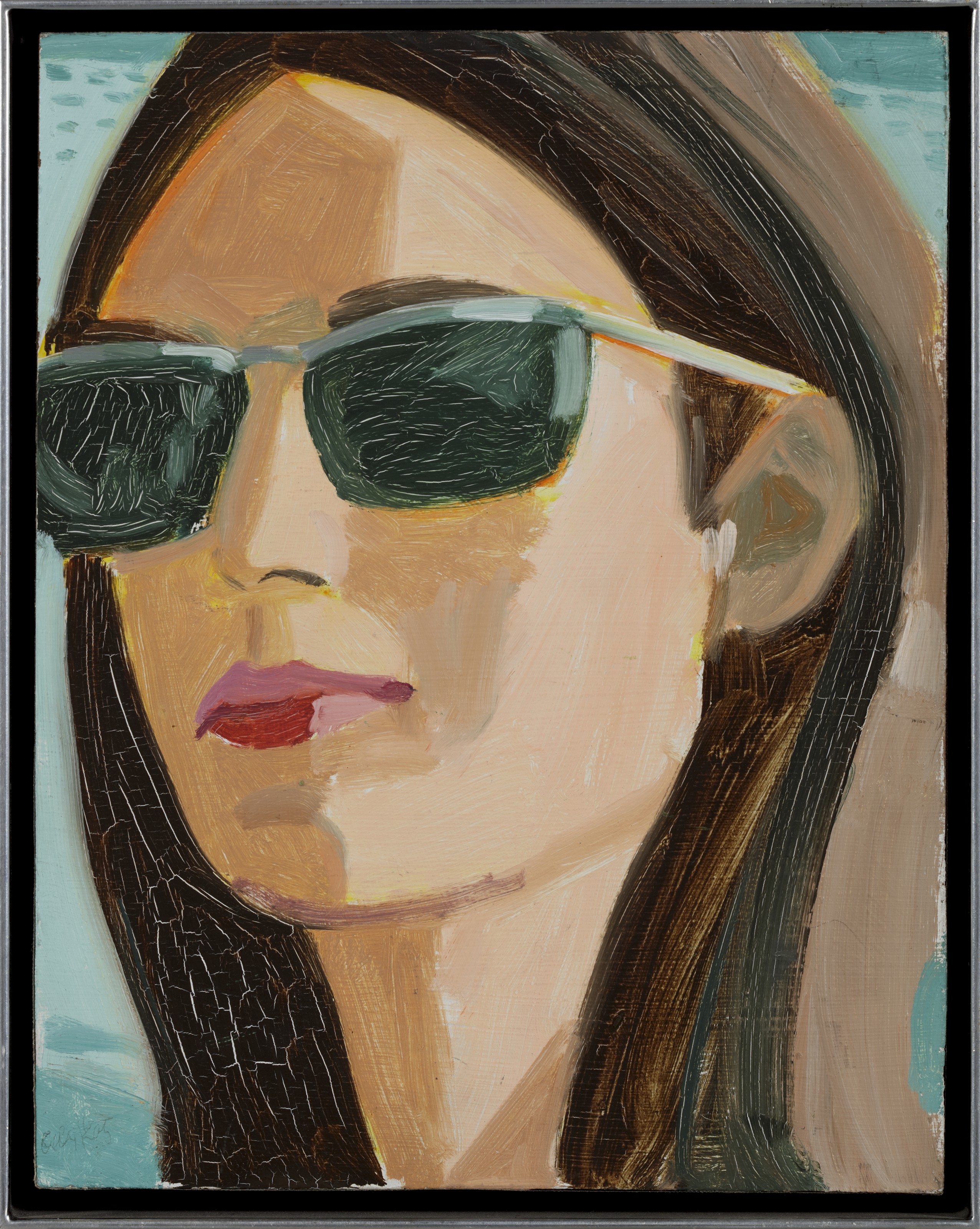 Alex Katz (b.1927), Ada with Sunglasses (Study no. 1) | Christie's