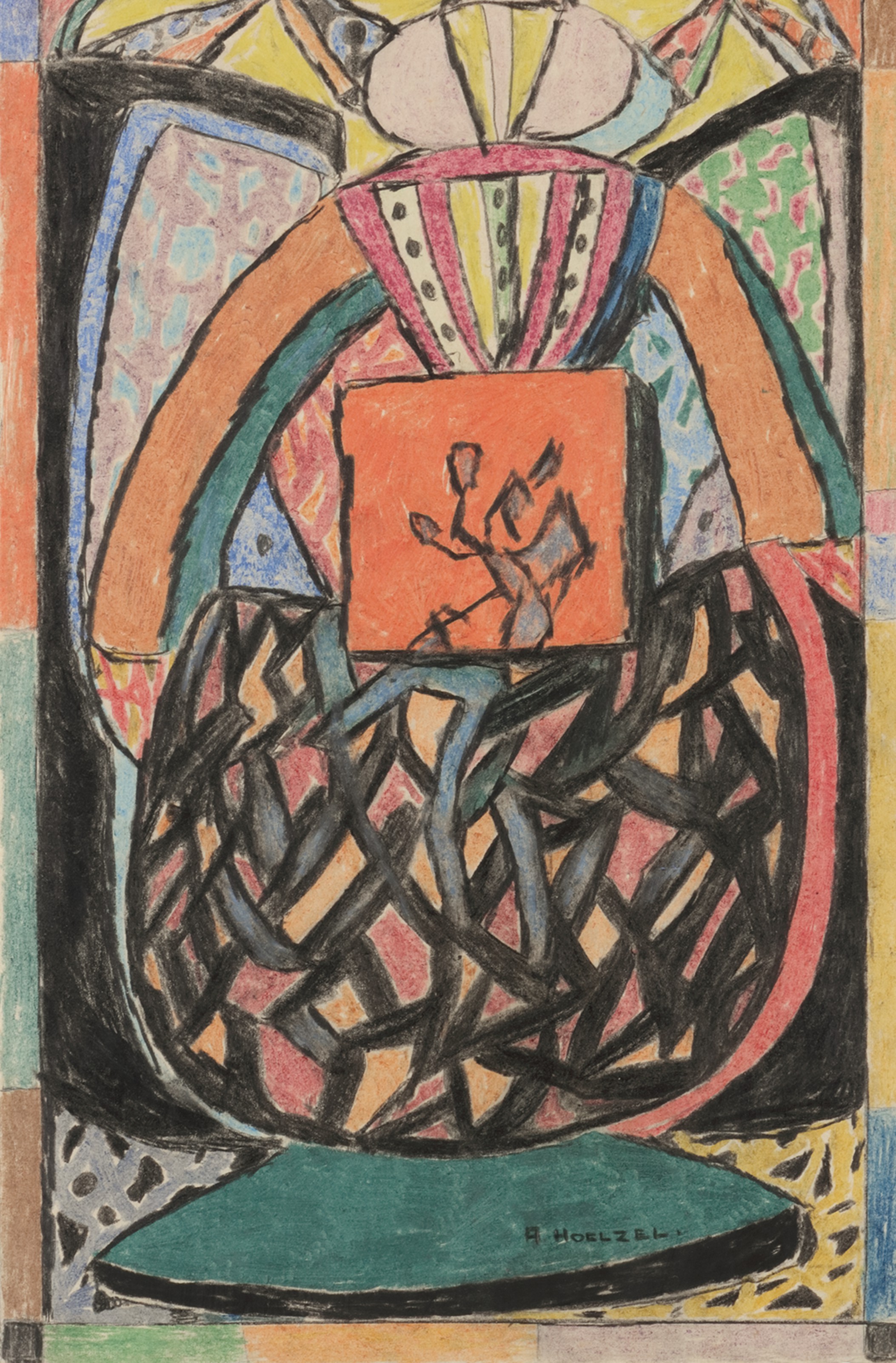Adolf Hölzel (18531934), Abstraktes Stilleben (Abstract Still Life) Christie’s
