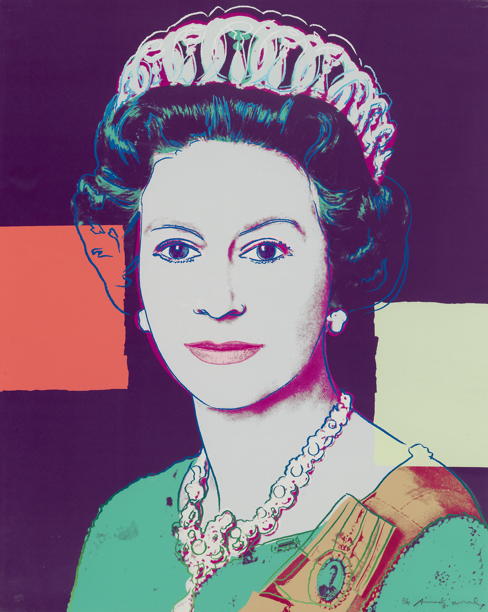 ANDY WARHOL (1928-1987), Queen Elizabeth II, from: Reigning Queens