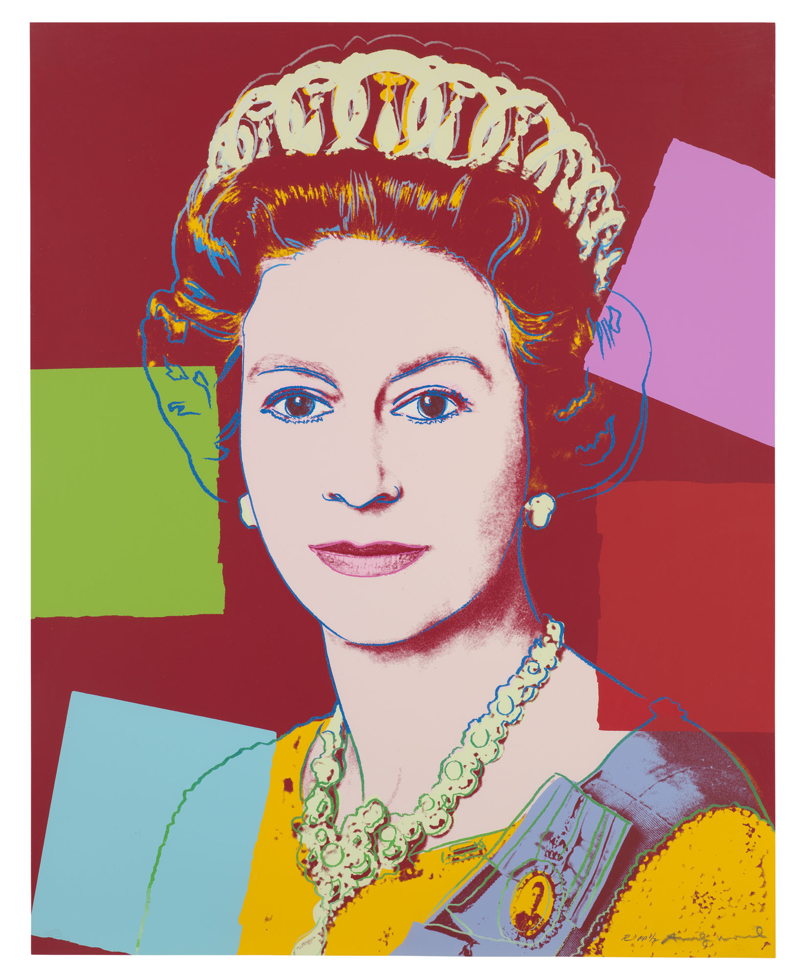 ANDY WARHOL (1928-1987), Queen Elizabeth II, from: Reigning Queens