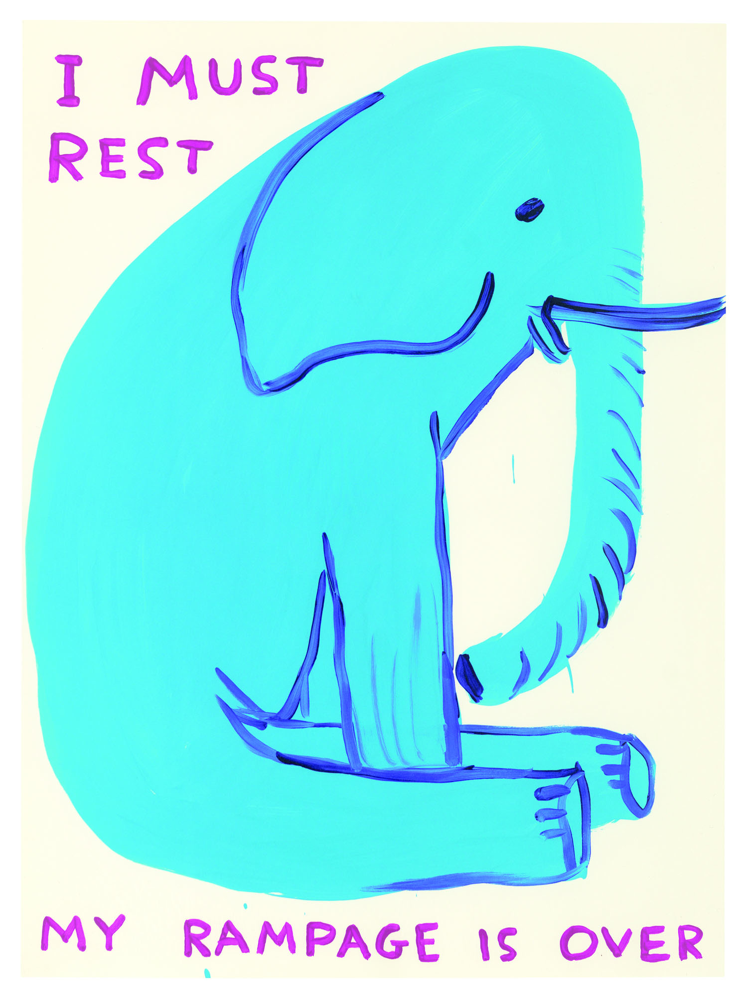 DAVID SHRIGLEY (b.1968), My Rampage is Over Christie’s