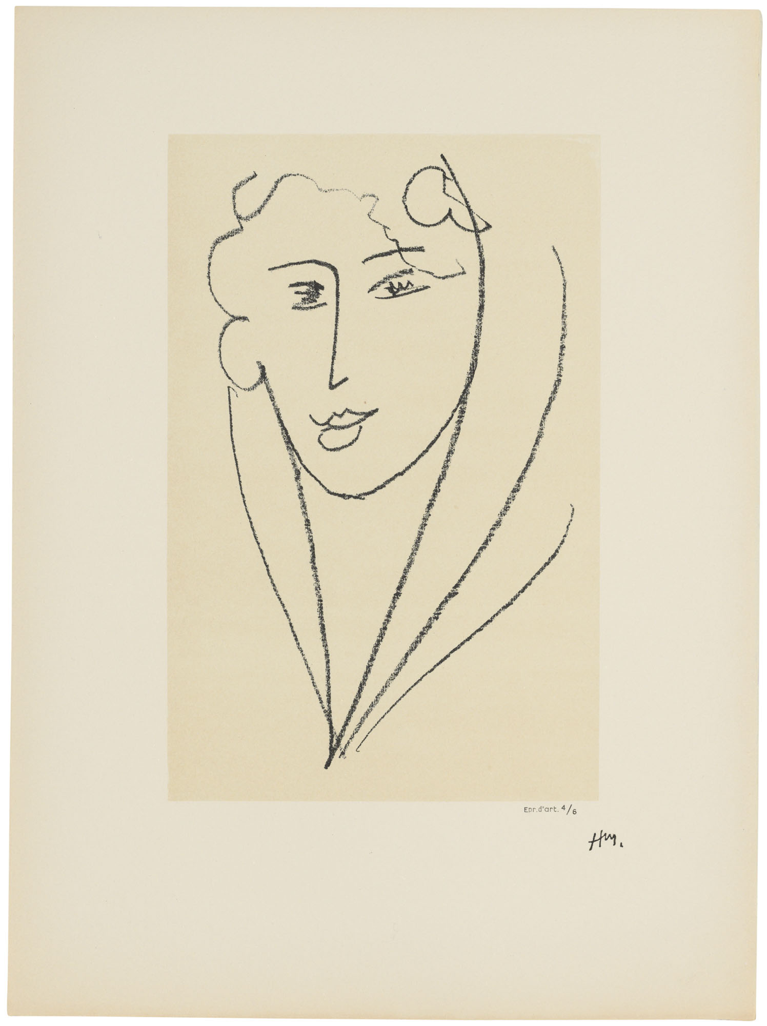 HENRI MATISSE (1869-1954), Jeune femme au foulard | Christie's
