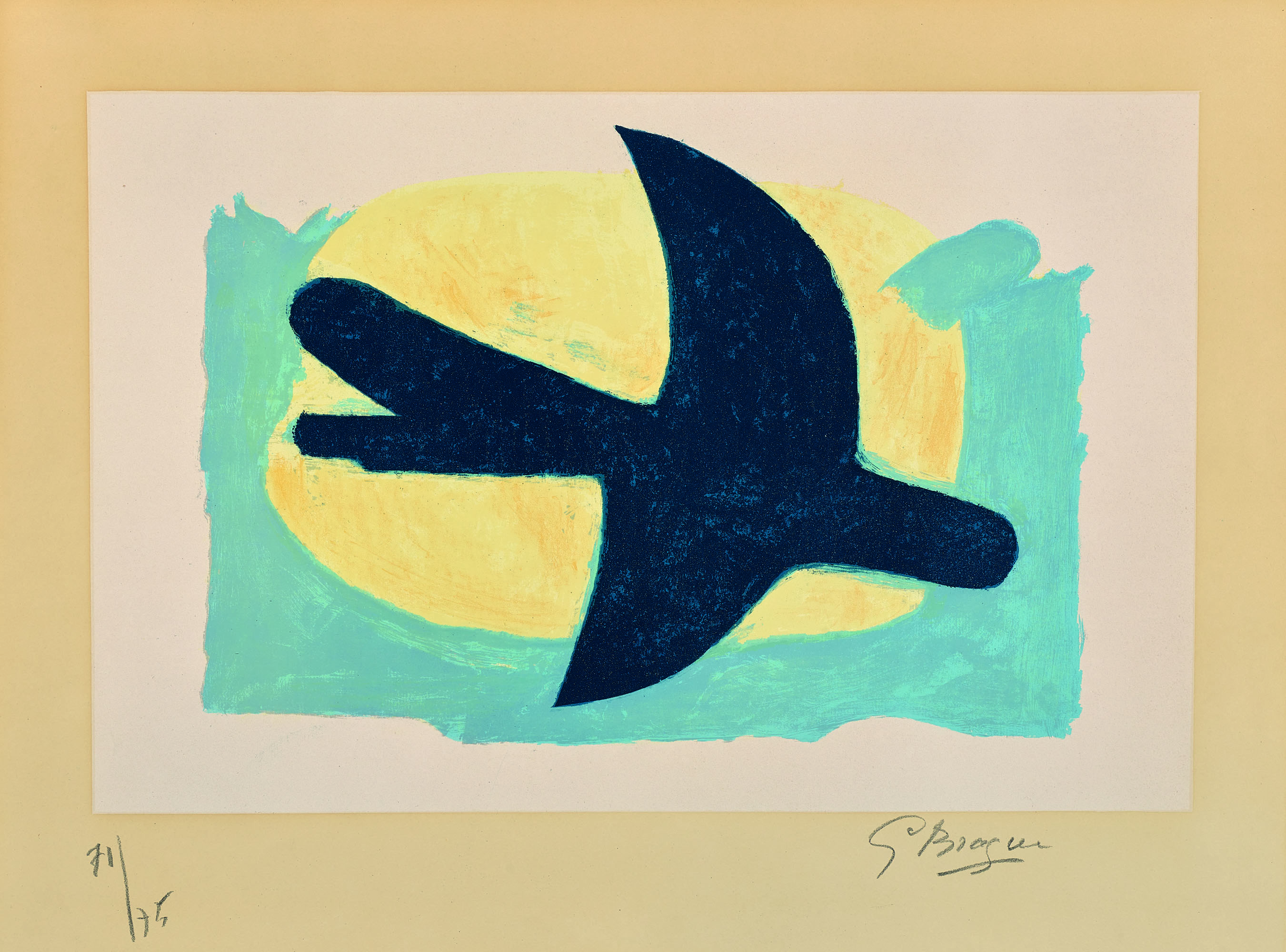 Georges Braque ジョルジュ・ブラック アートフレーム L'oiseaux bleu