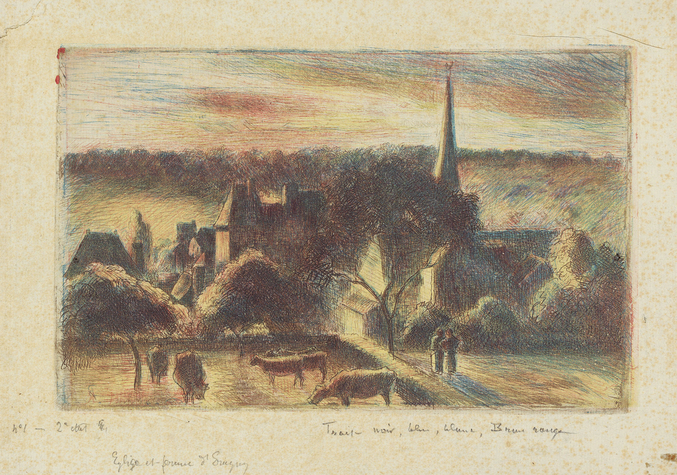 Post impressionism camille pissarro image