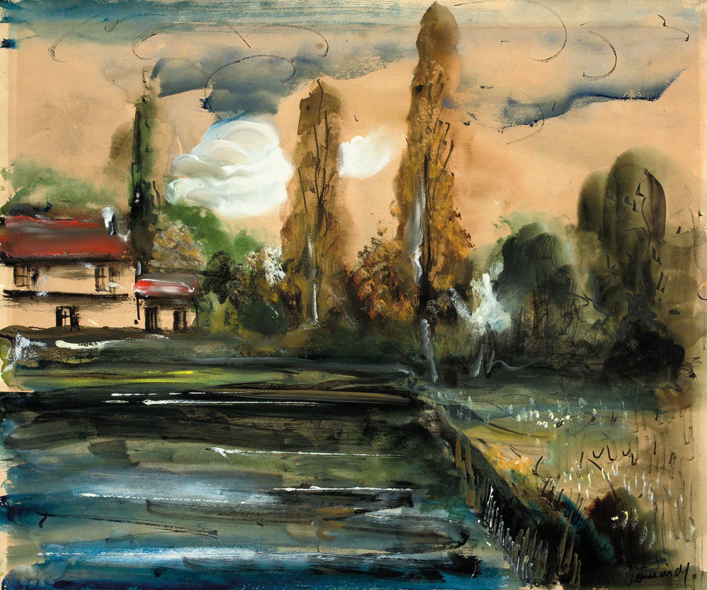 MAXIMILIEN LUCE (1858-1941), Les vagues à Honfleur | Christie's