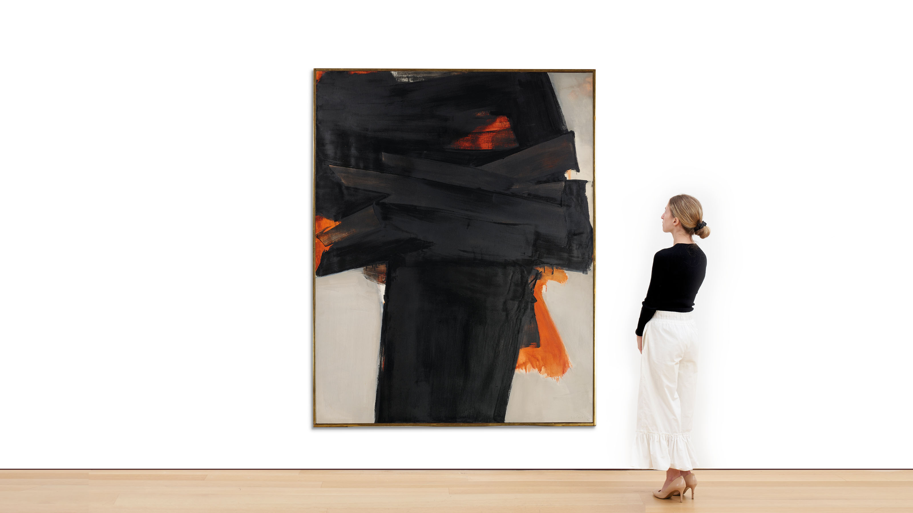 PIERRE SOULAGES (B. 1919), Peinture 202 x 159 cm, 3 juillet 1965